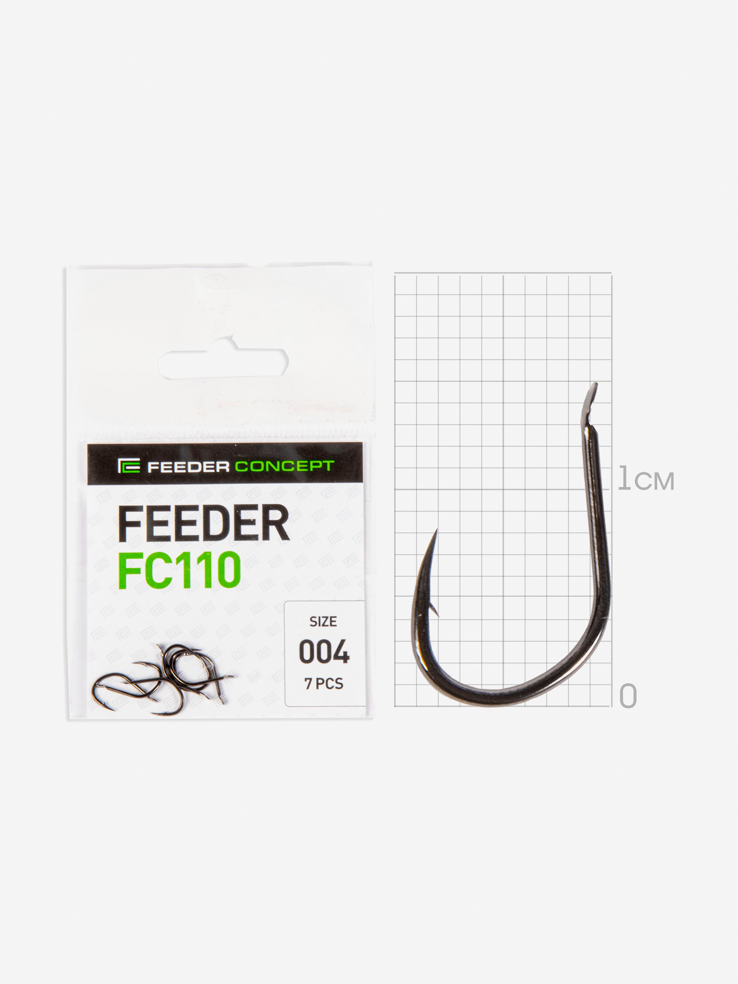 Изображение товара Крючки рыболовные Feeder Concept FC110 набор 35 штук для фидера и поплавочной ловли