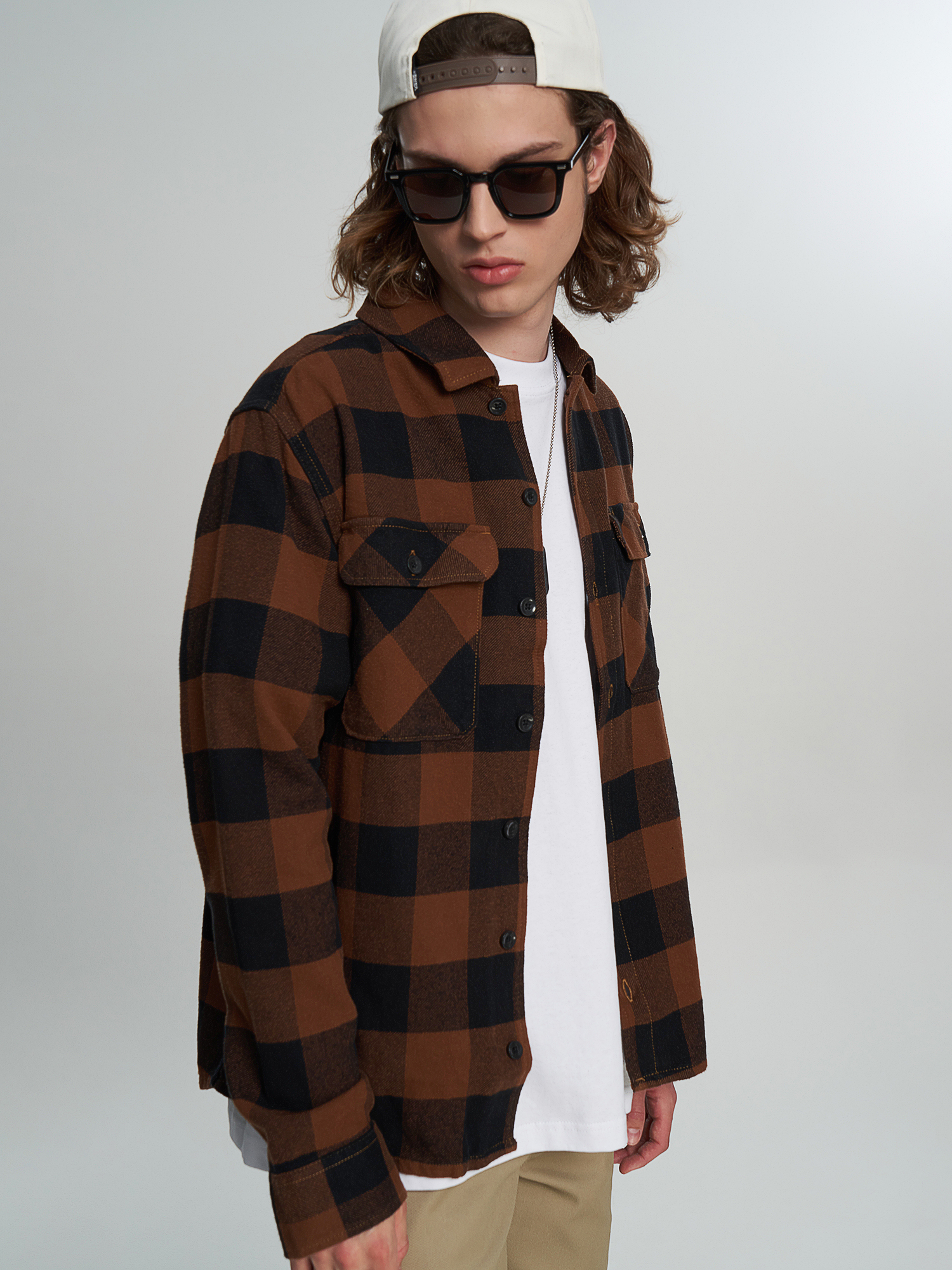 Рубашка Dickies Sacramento, коричневый, арт. DK0A4XDZD3F-K181