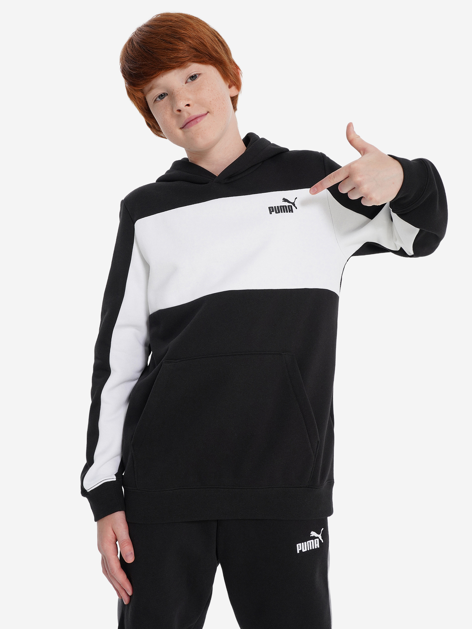 

Худи для мальчиков PUMA Ess Block, Черный
