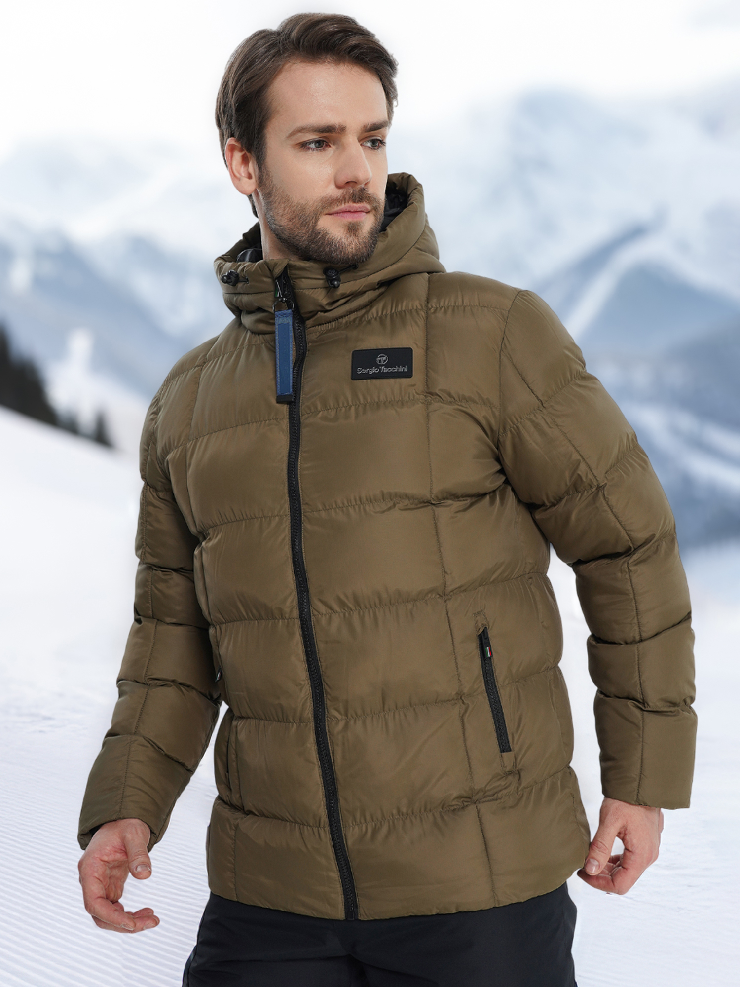 Куртка утепленная мужская SERGIO TACCHINI Rob, зеленый, арт. 29134