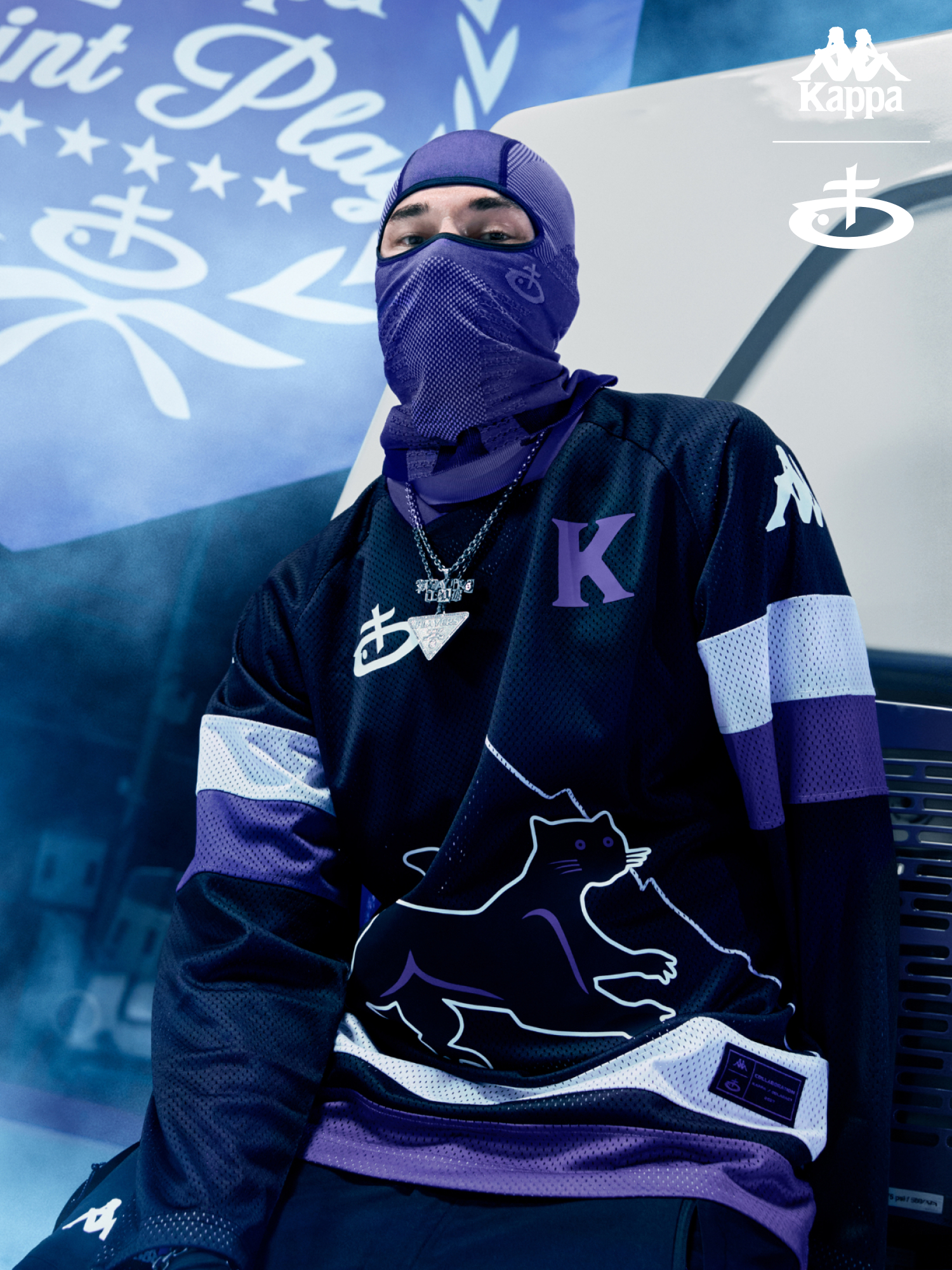 Джерси Kappa x OBLADAET, Черный