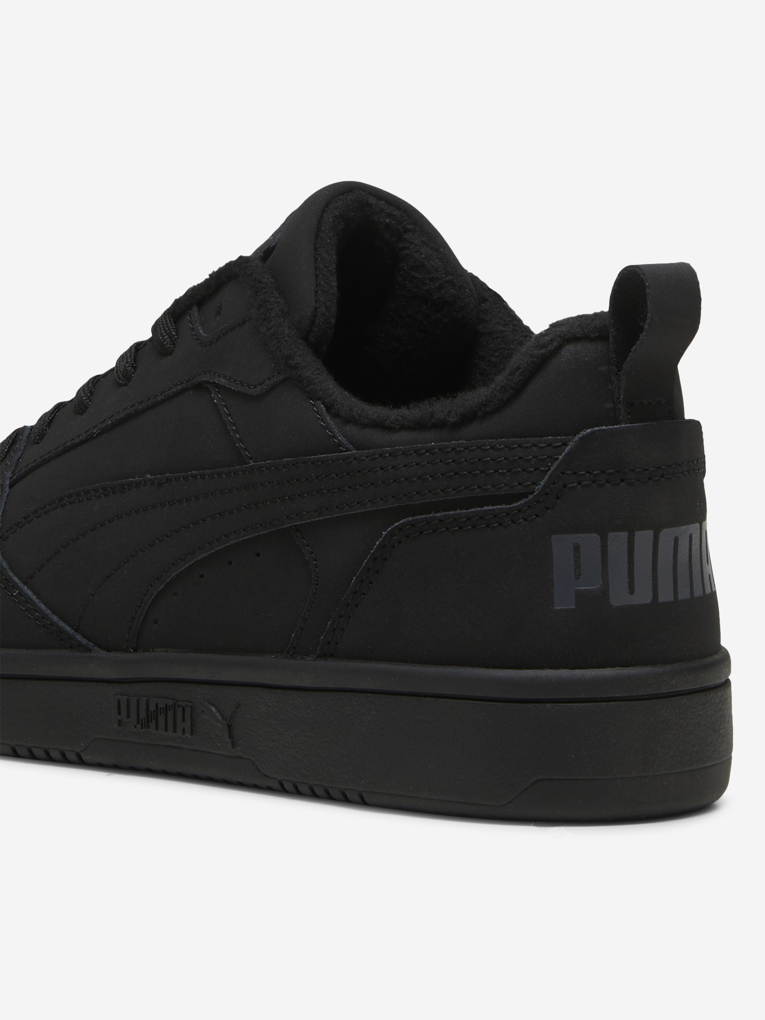 Кеды мужские PUMA Rebound V6 Low Nubuck, Черный Вид№5