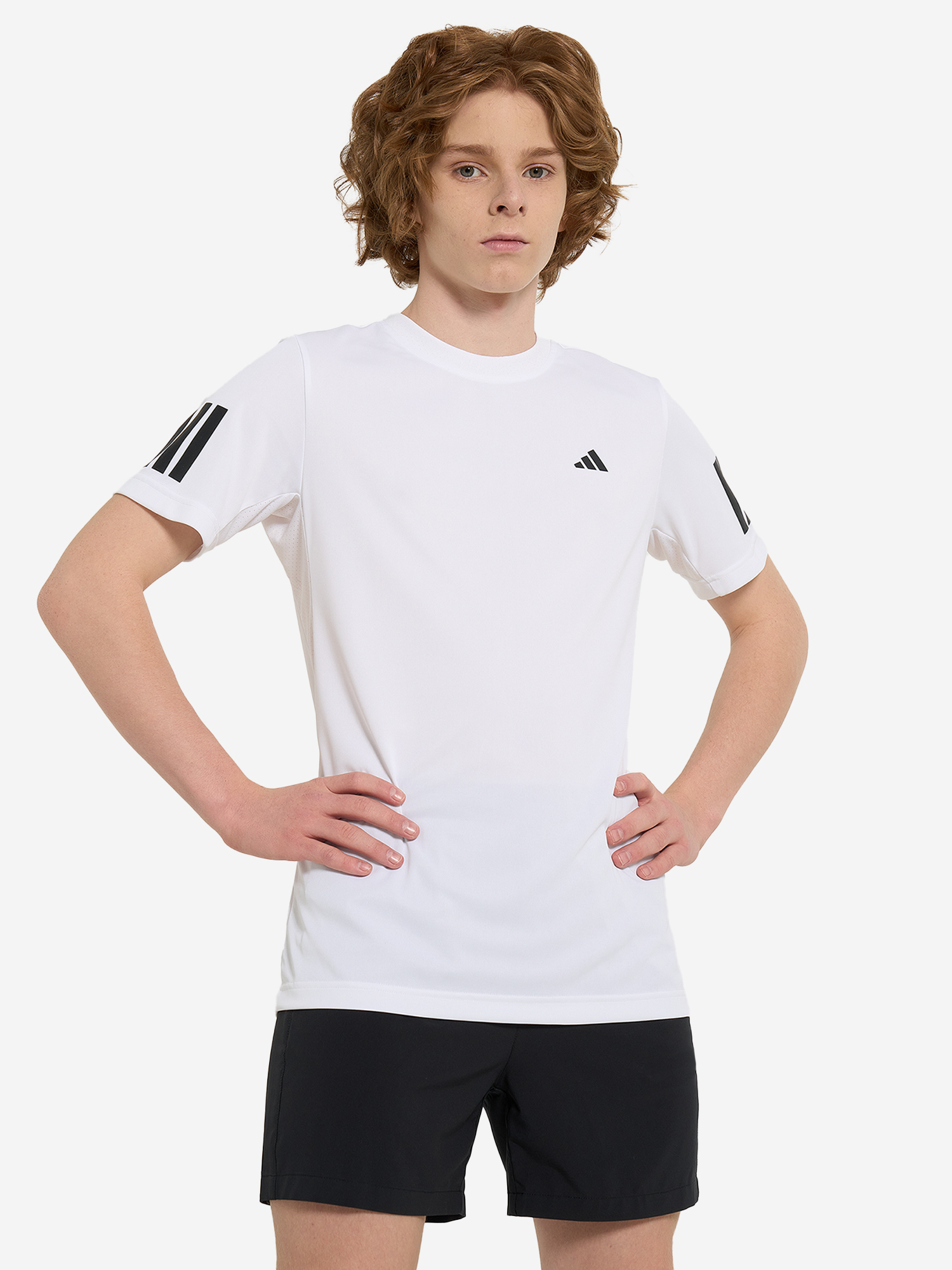 фото Футболка для мальчиков adidas club, белый