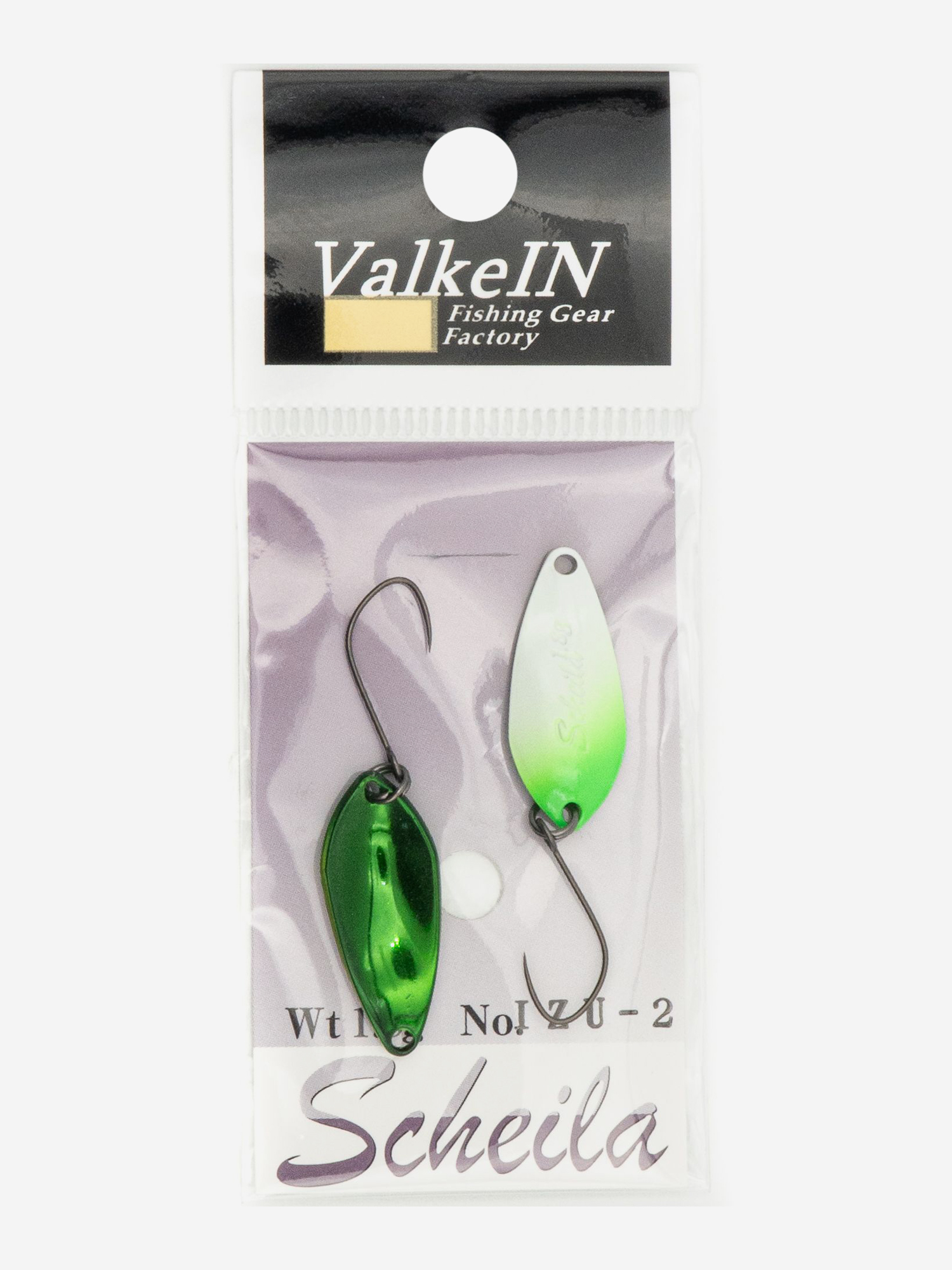 

Блесна ValkeIN Sсheila,  гр, IZU-02 Green Glow, Мультицвет