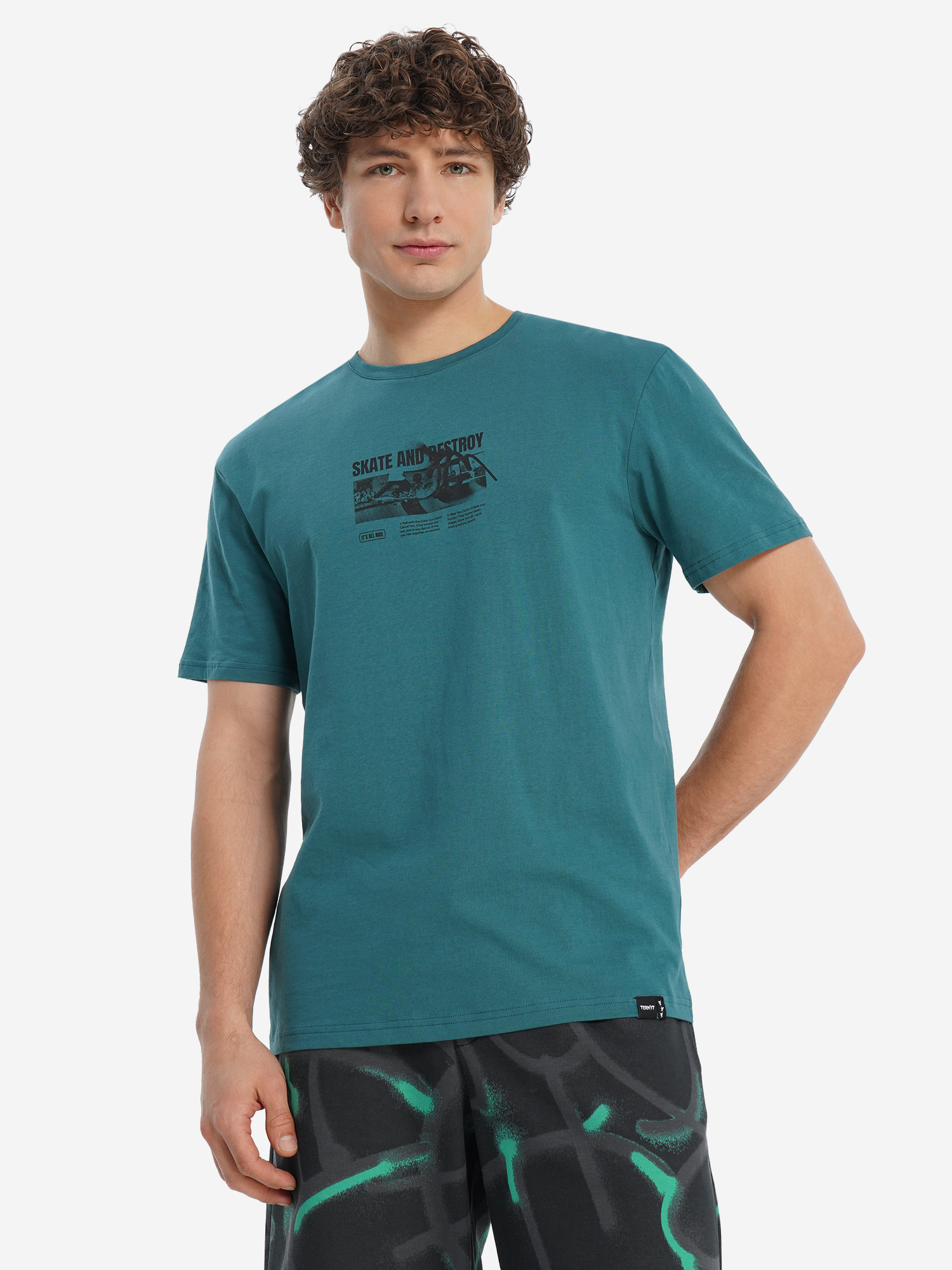 Футболка мужская Termit, зеленый, арт. 142865trt-74