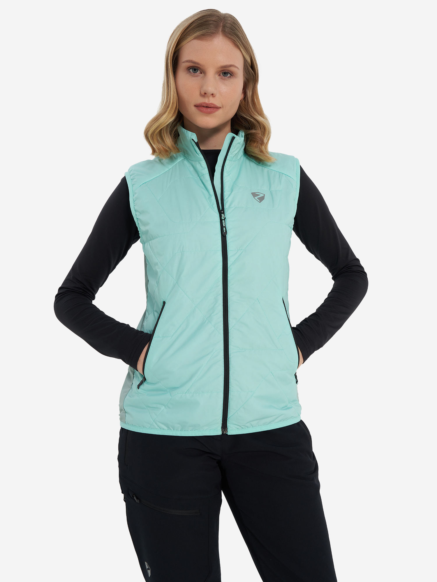 Жилет утепленный женский Ziener Nalia, голубой, арт. 33975