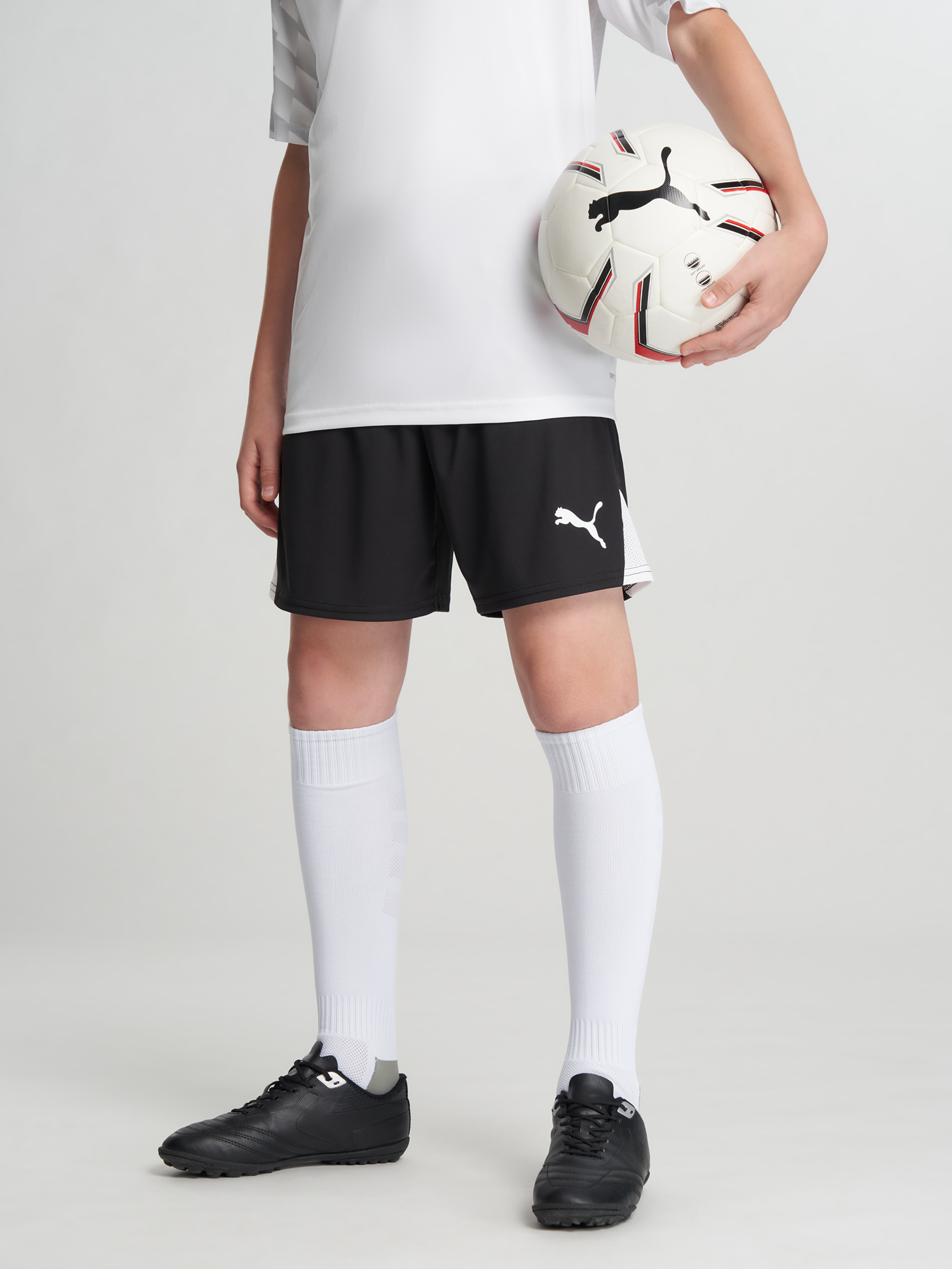 Изображение товара Шорты для мальчиков PUMA Teamliga26, Черный Изображение товара Шорты для мальчиков PUMA Teamliga26, Черный