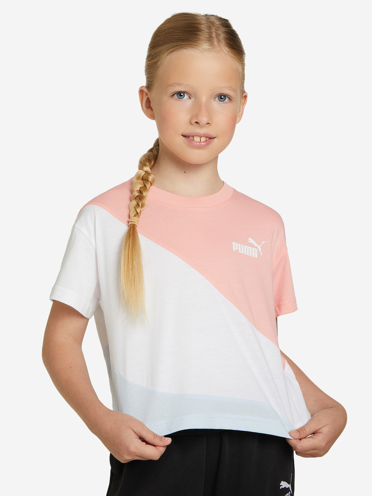

Футболка для девочек PUMA Power, Голубой
