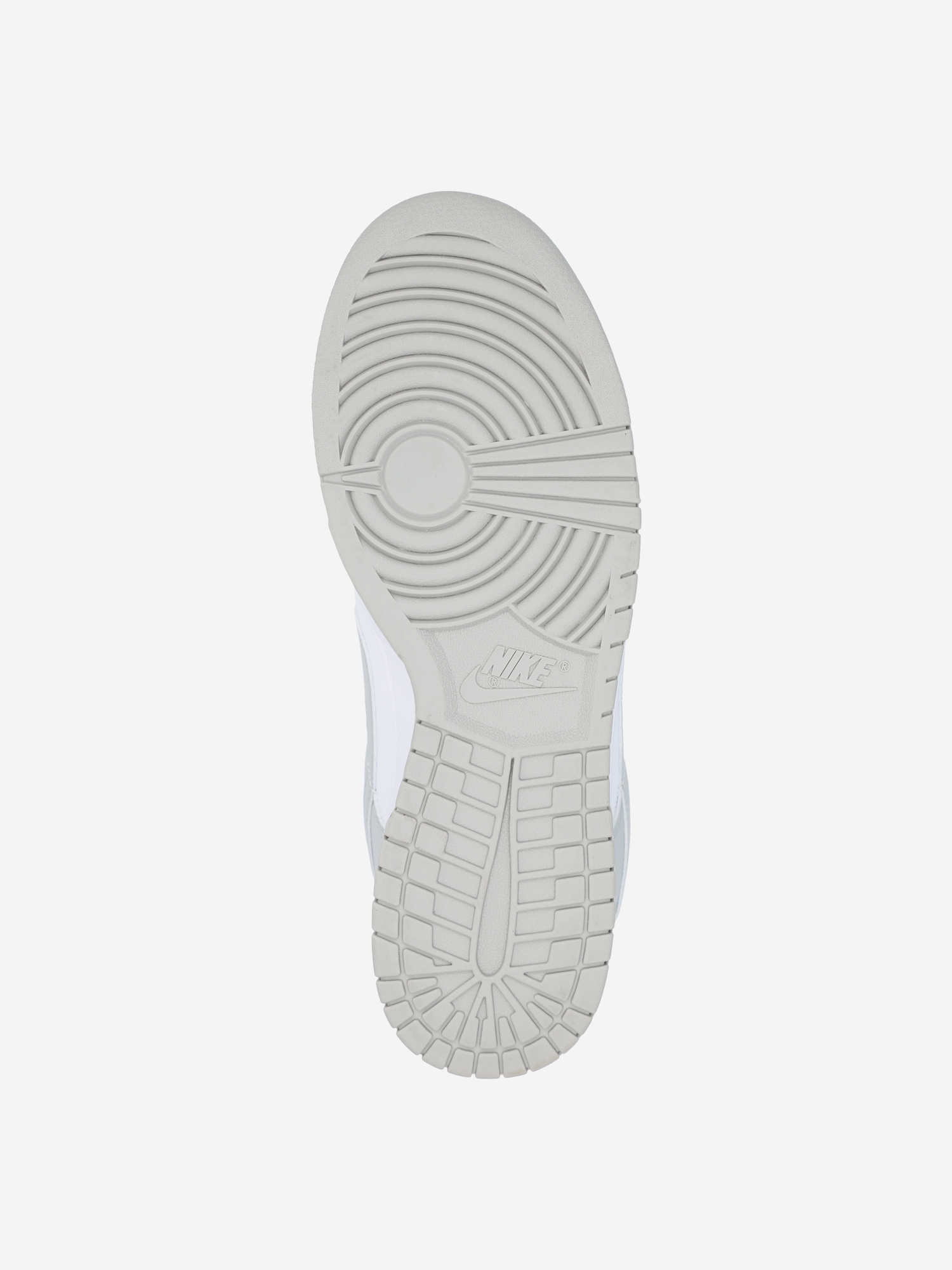фото Кеды мужские nike dunk low retro, белый