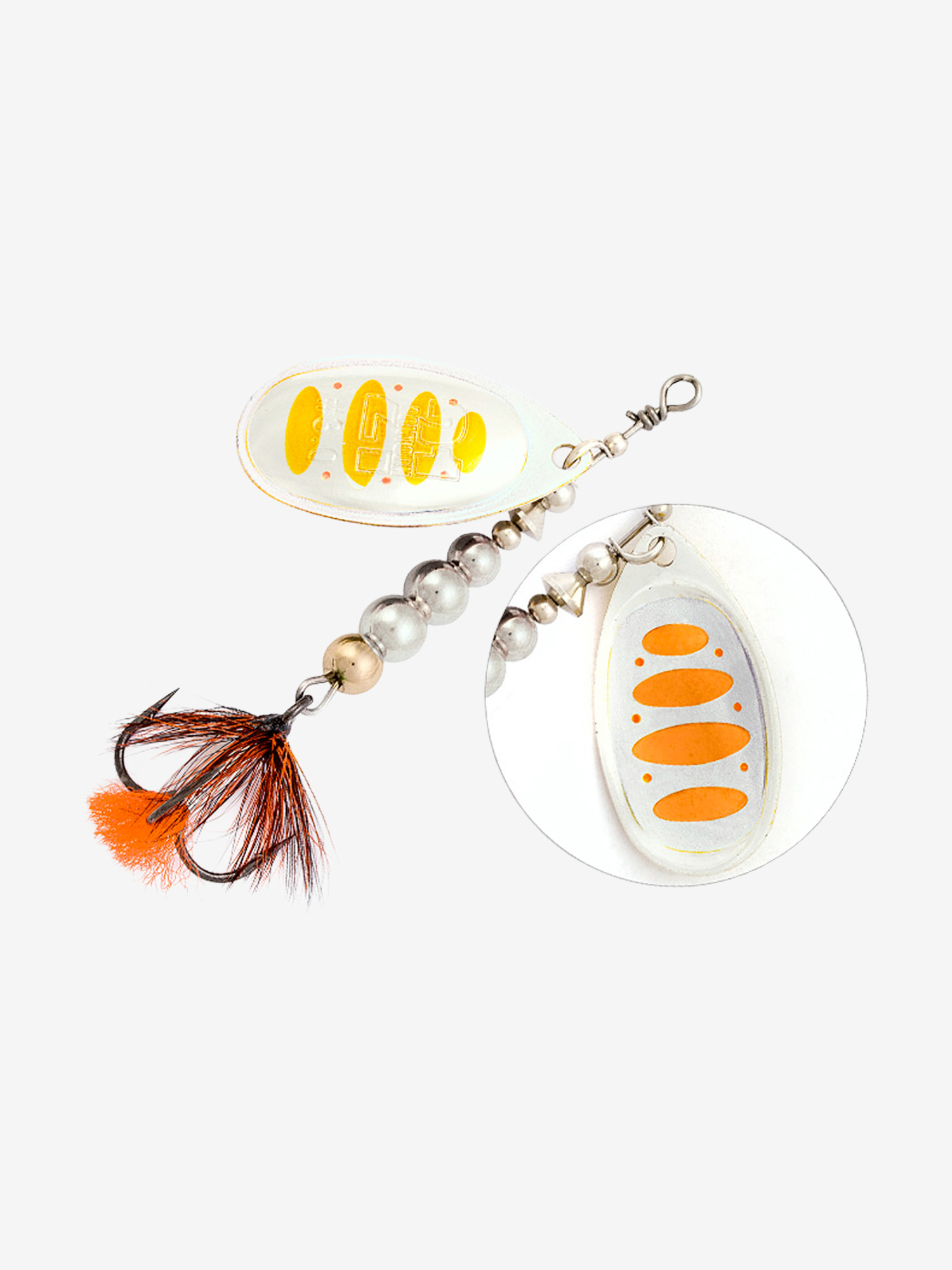 Изображение товара Блесна вращающаяся Pontoon21 BALL CONCEPT 3.5 оранжевый серебристый желтый