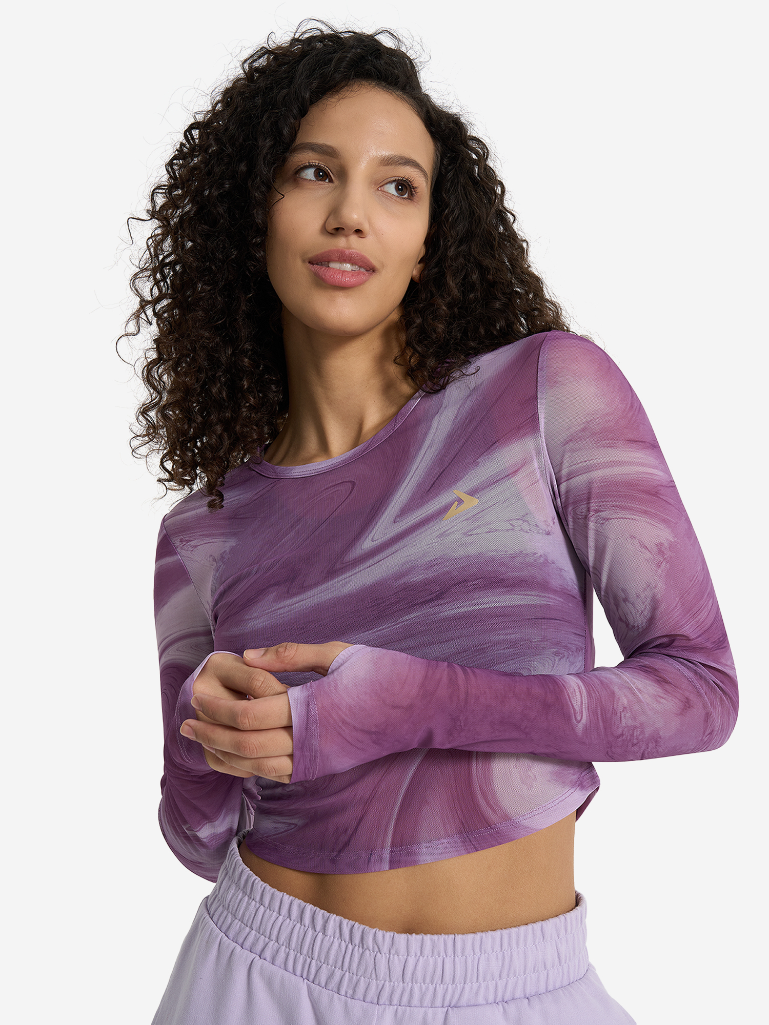 

Лонгслив женский Demix, Фиолетовый