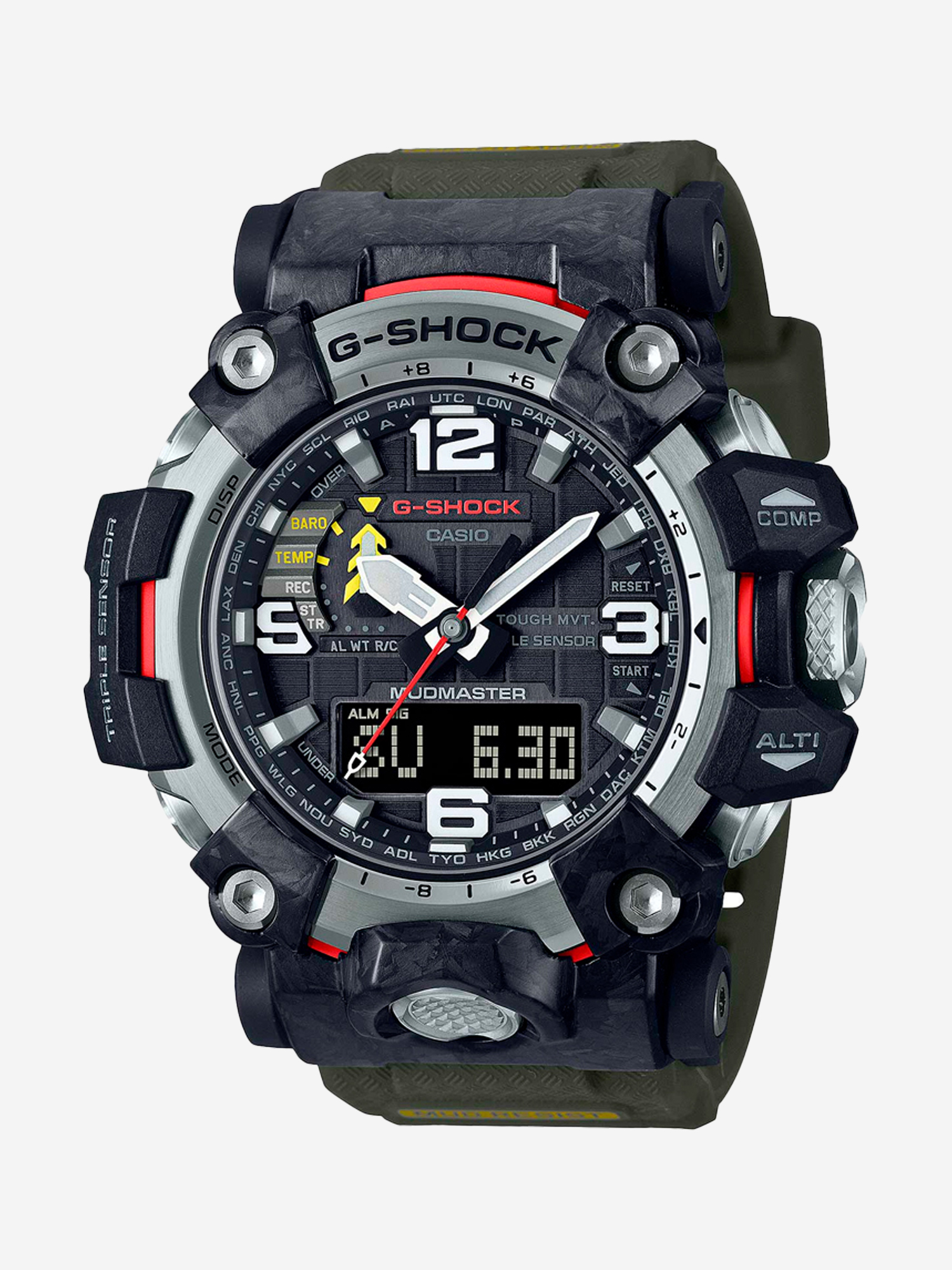 

Спортивные часы CASIO GWG-2000-1A3, Зеленый