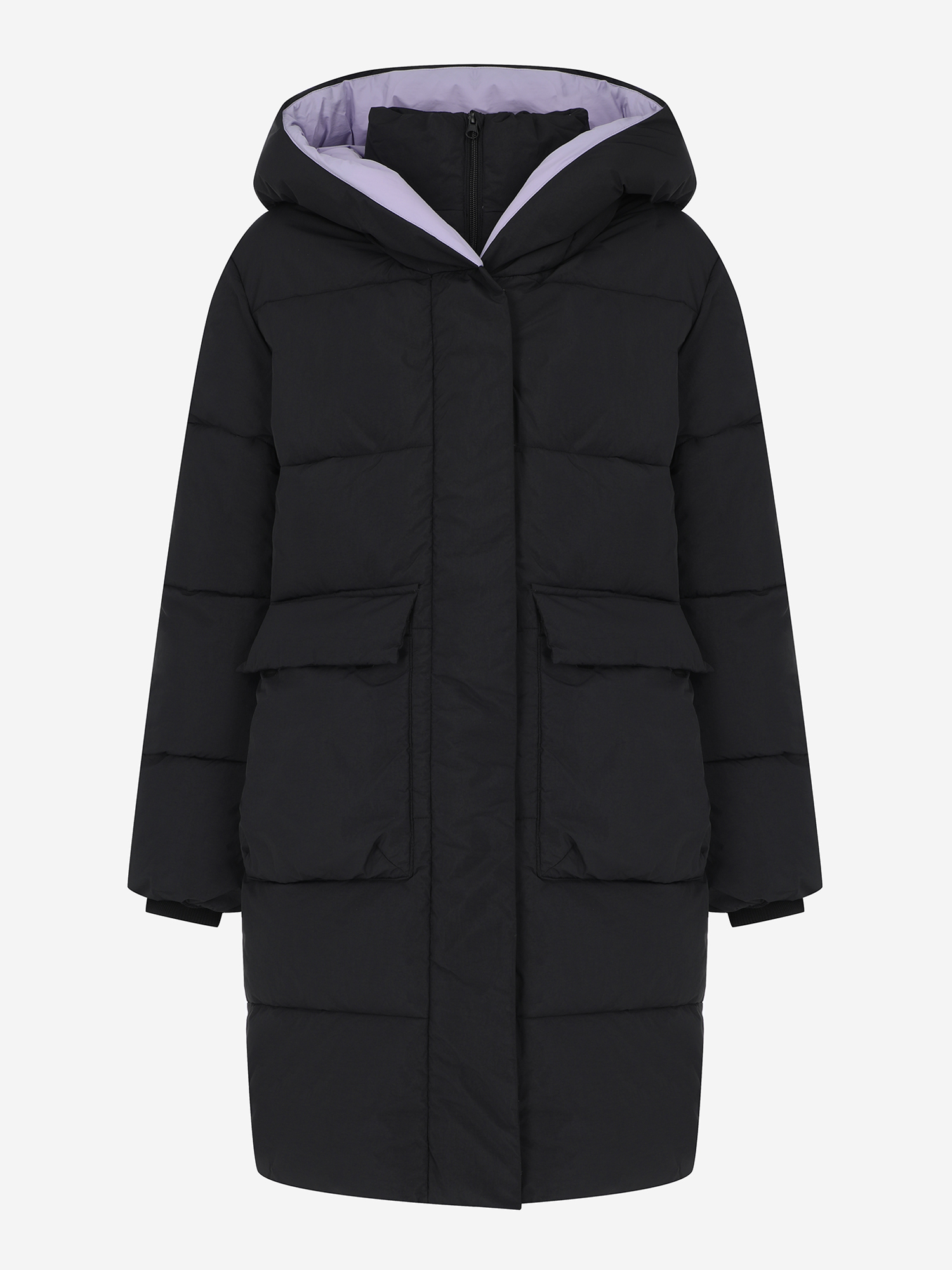 Пальто утепленное для девочек Oldos Черный 11999₽