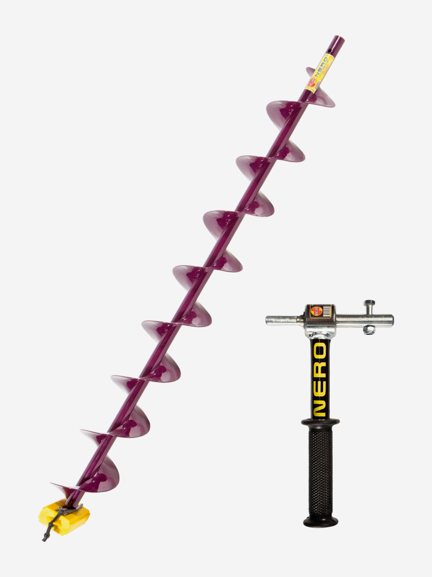 Изображение товара Шнек Волжанка 130 Nero для шуруповерта 96 см с адаптером