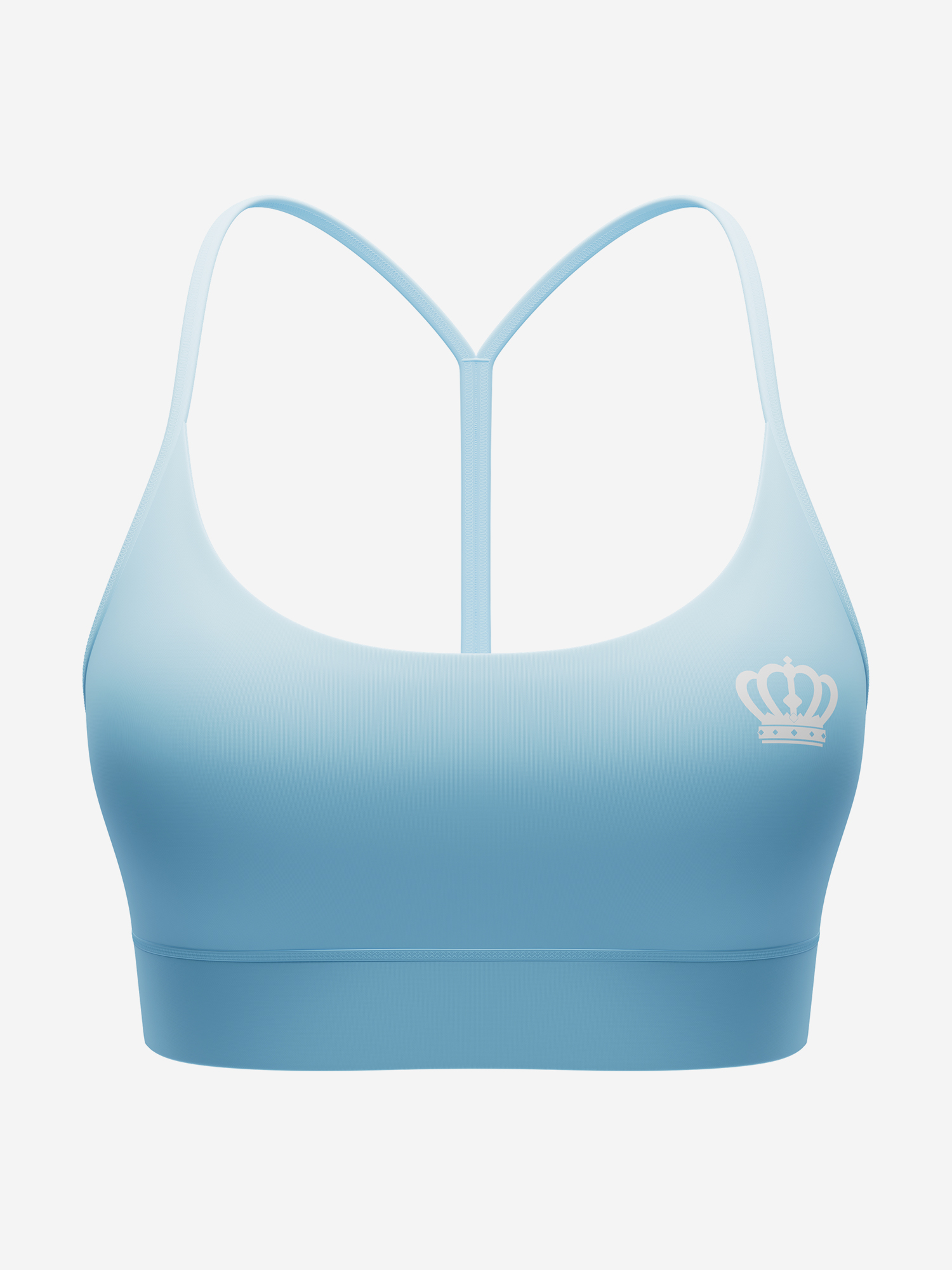 Изображение товара Спортивный топ бра SPSM голубой для фитнеса и гимнастики