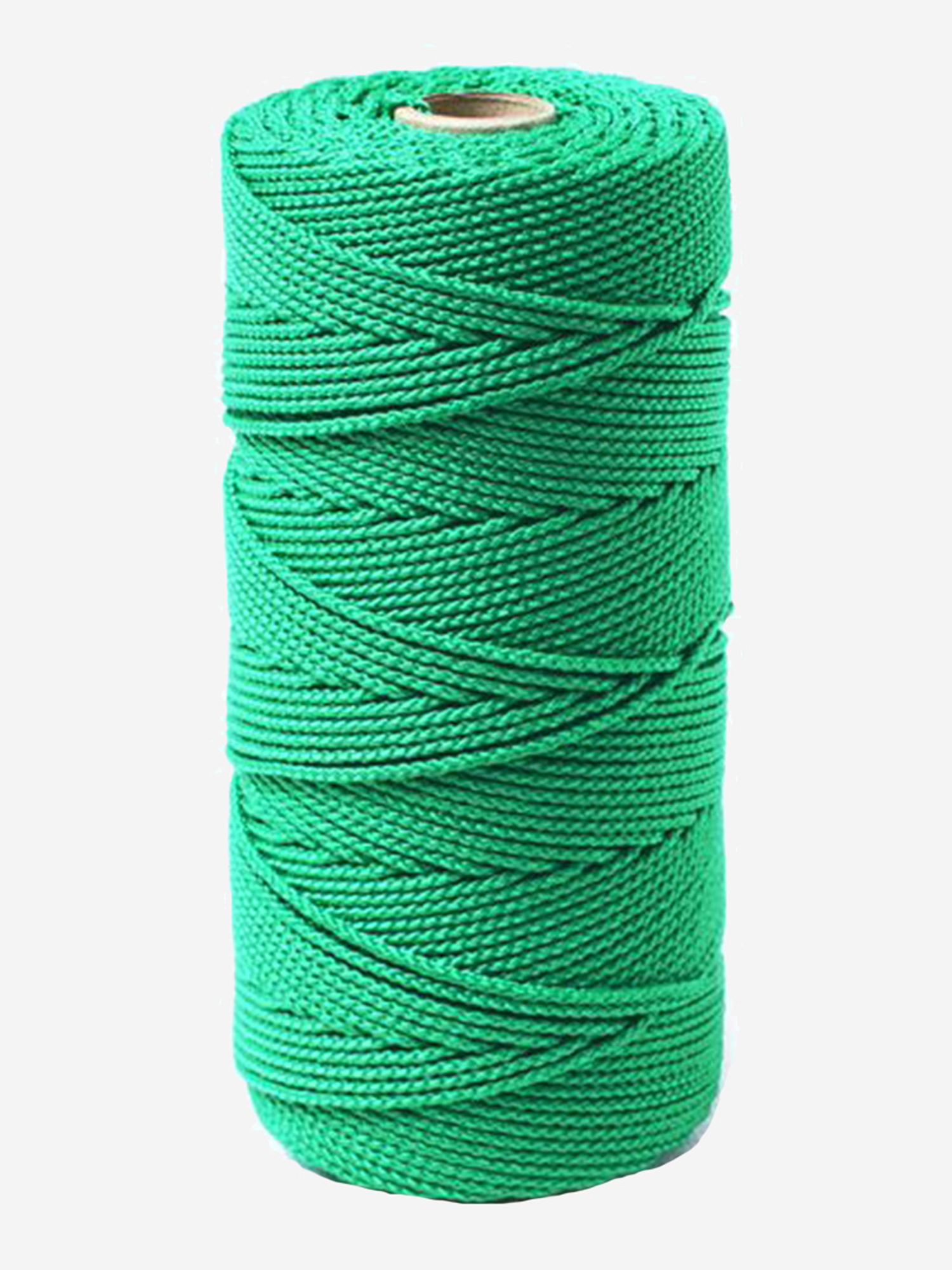 Шнур плетеный Петроканат СТАНДАРТ 1,5 мм (100 м) зеленый, бобина, Зеленый