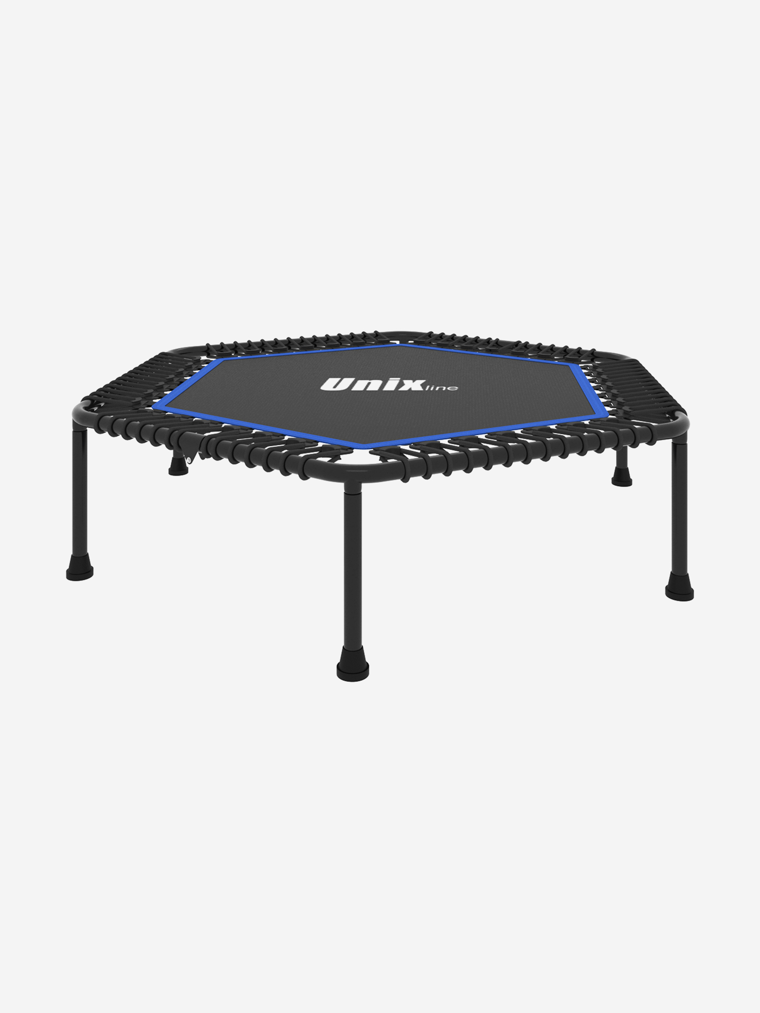 Батут спортивный UNIX Line FITNESS Lite Blue (130 cm), Серый