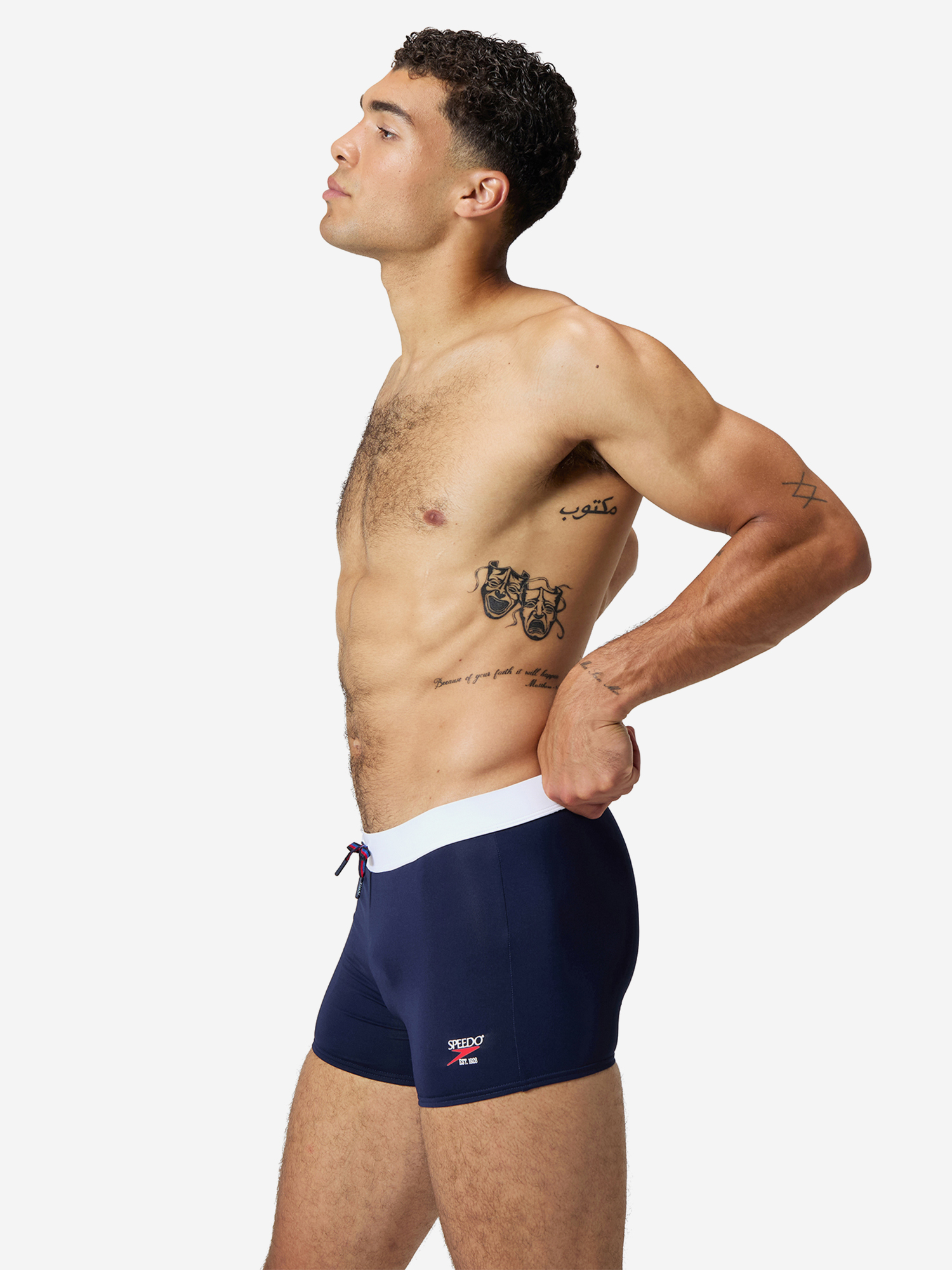 фото Плавки-шорты мужские speedo solid square, синий