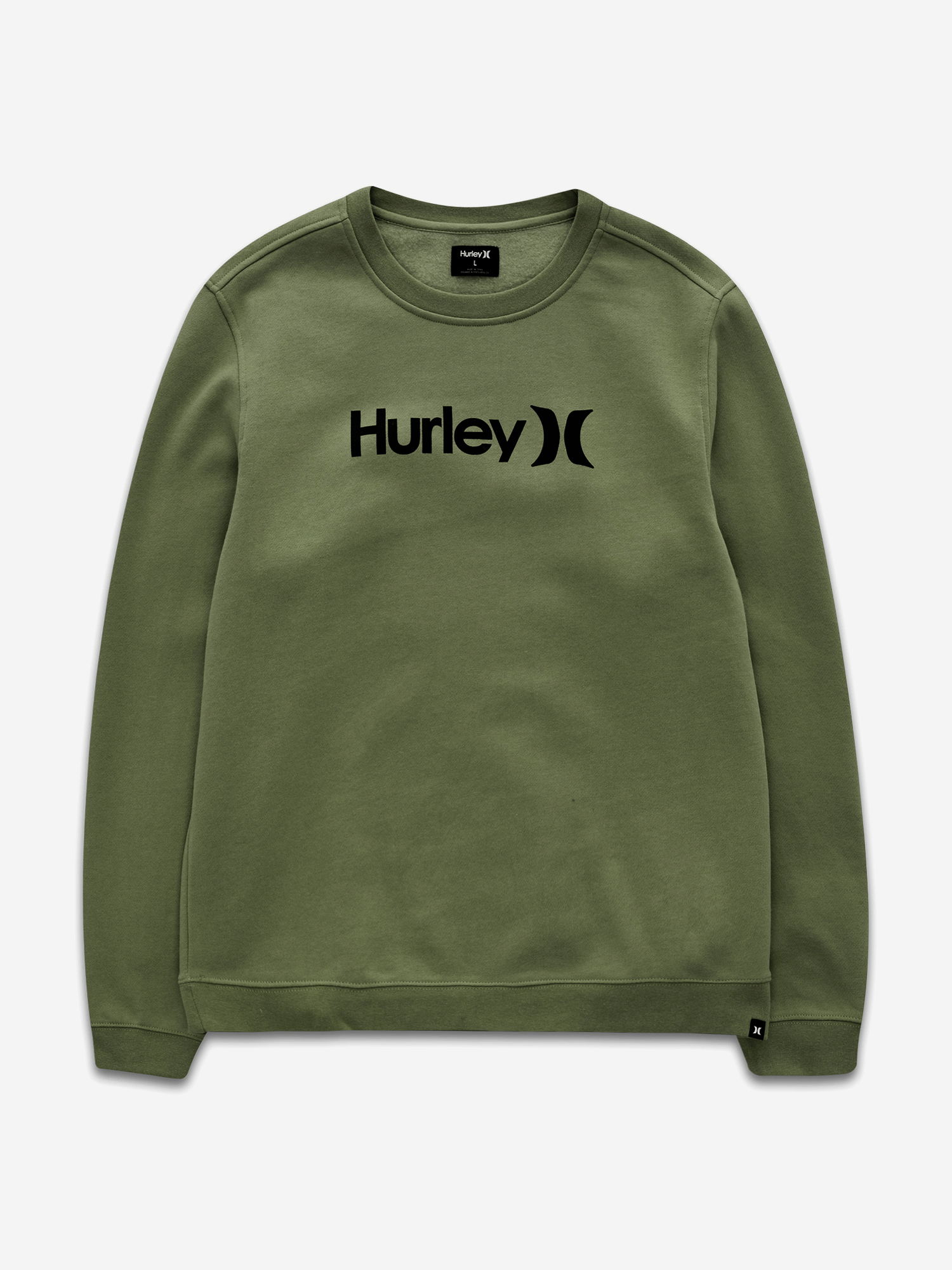 

Толстовка HURLEY SEASONAL OAO CREW FLEECE, Зеленый