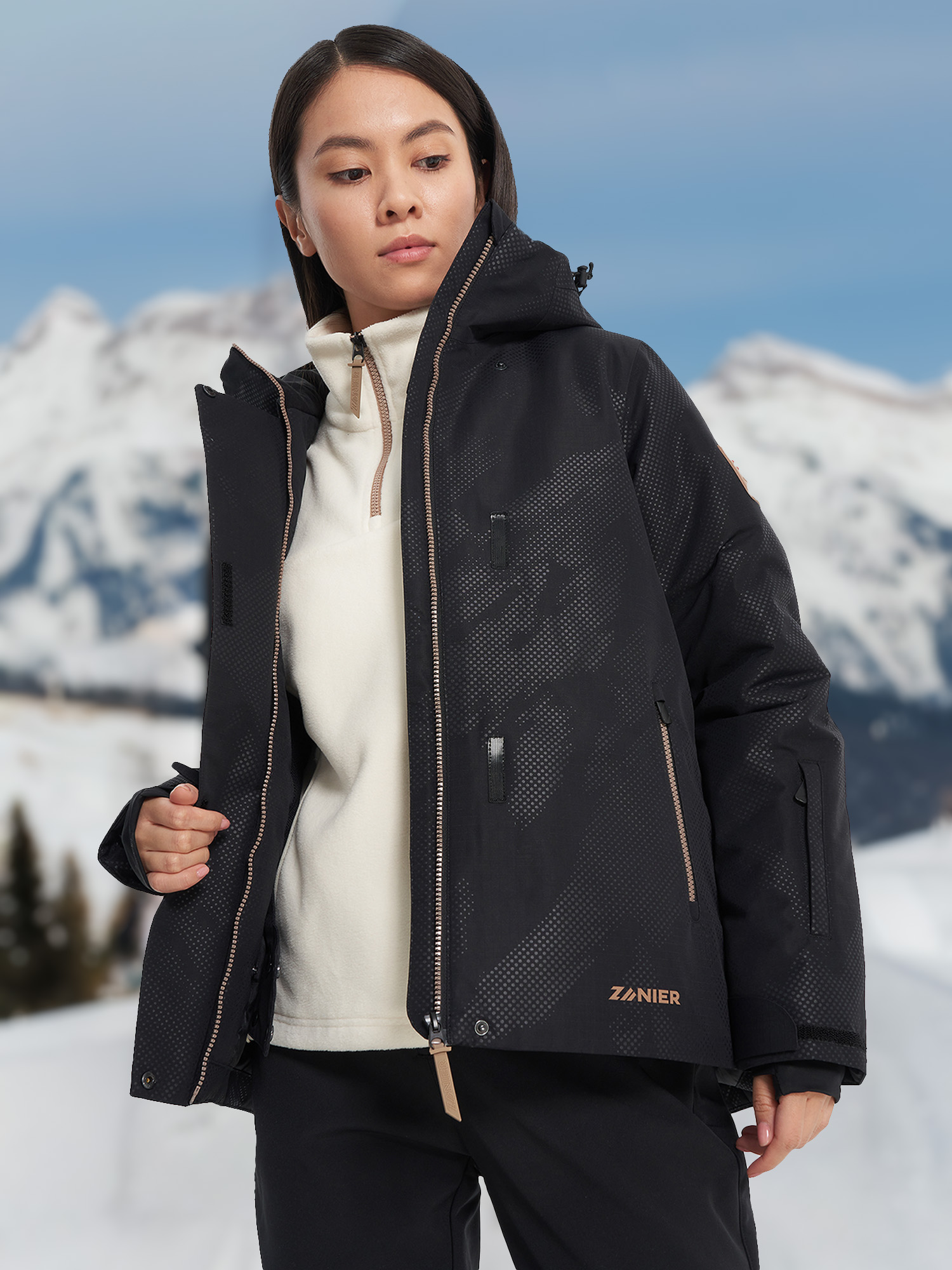 

Куртка утепленная женская Zanier, Черный