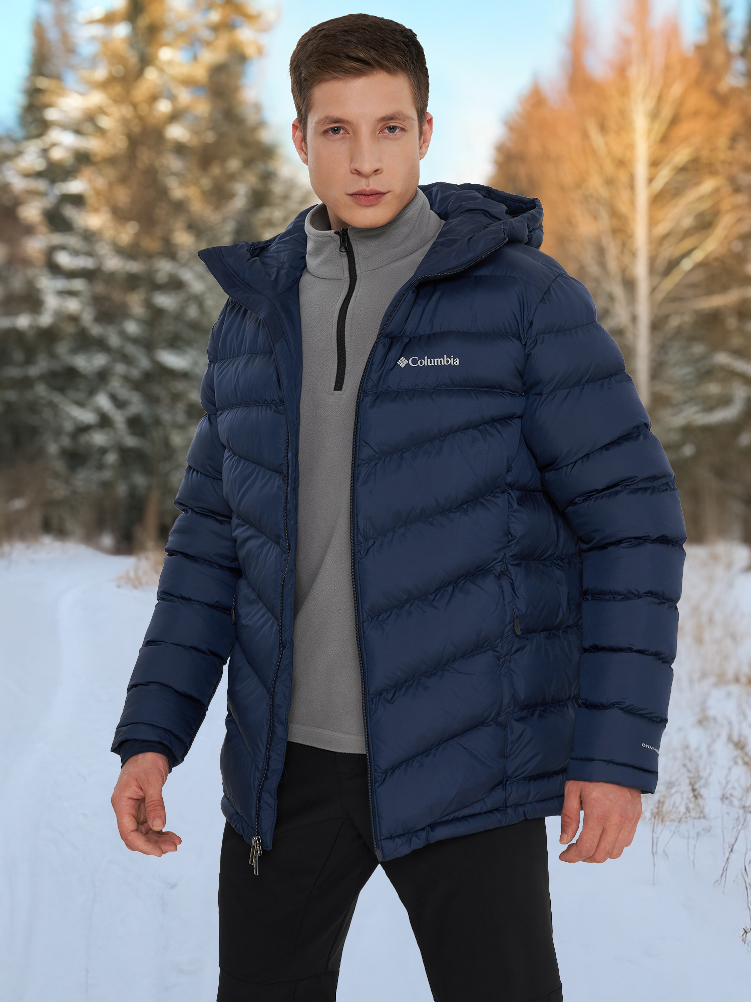 Пуховик мужской Columbia Youngberg II Insulated Jacket Синий 16199₽