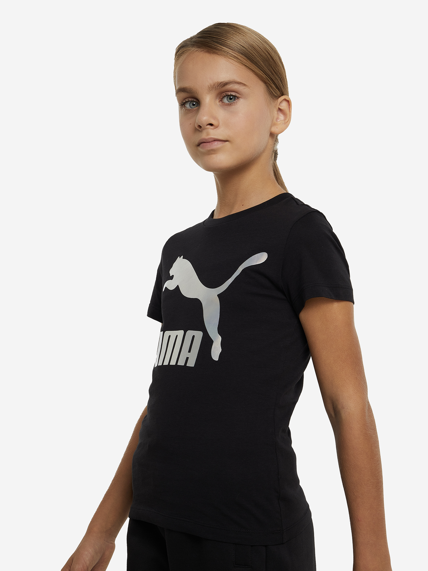 

Футболка для девочек PUMA Classics, Черный