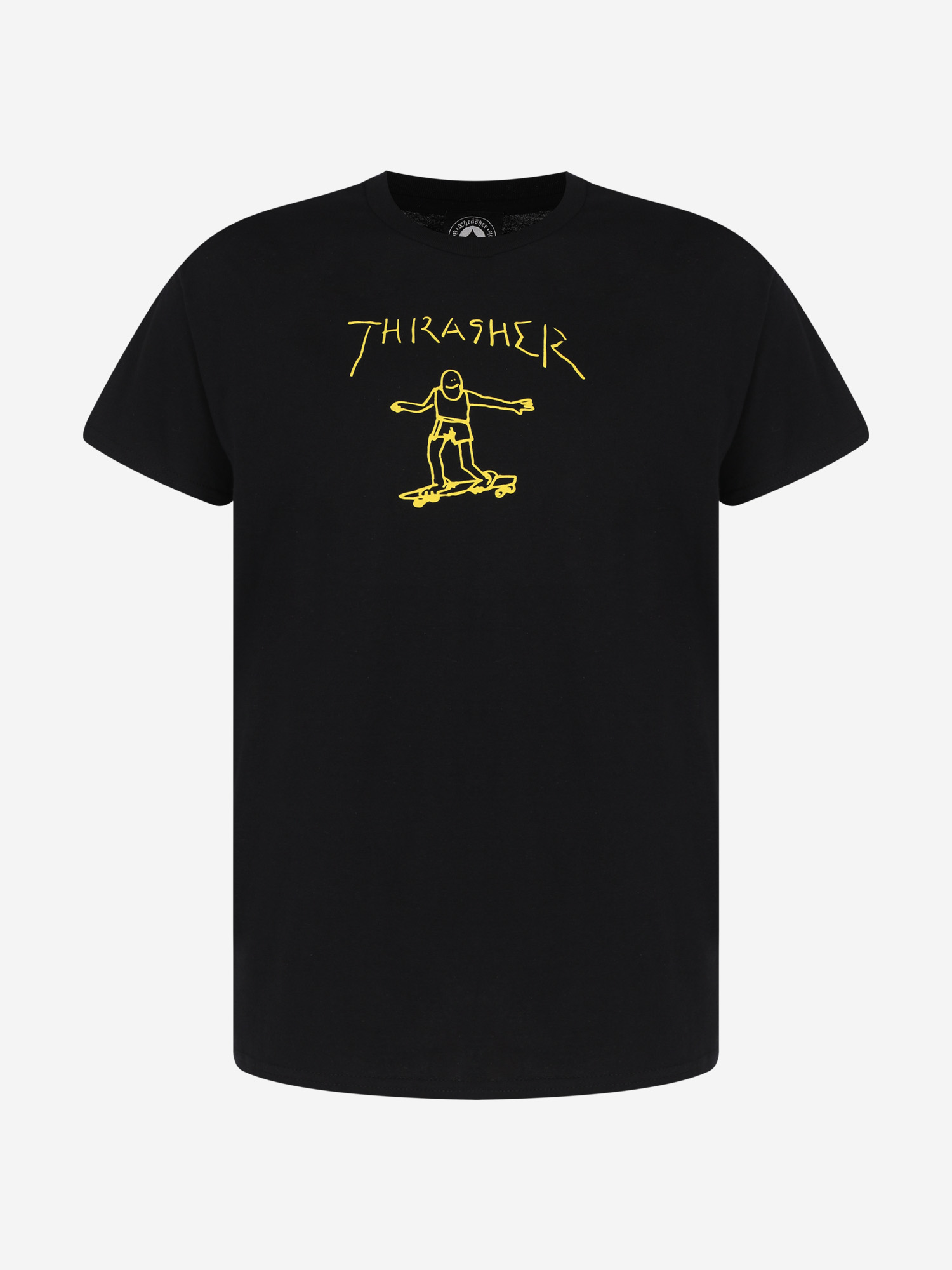 Футболка мужская Thrasher Gonz Logo, Черный 311009TRR-BLACK/YELLOW, размер RUS 50-52 - фото 4