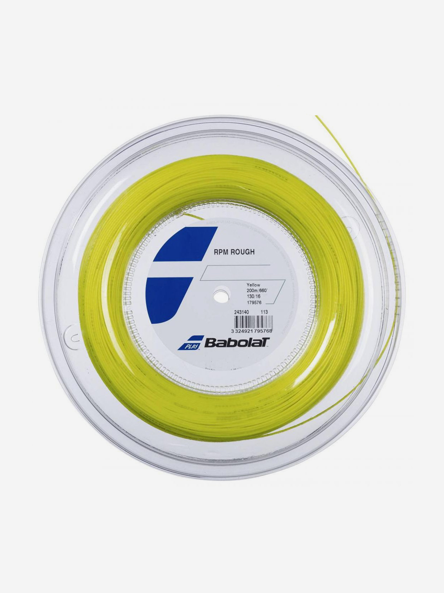

Струна моноволокно Babolat RPM BLAST ROUGH 200M, желтый, 130, Желтый