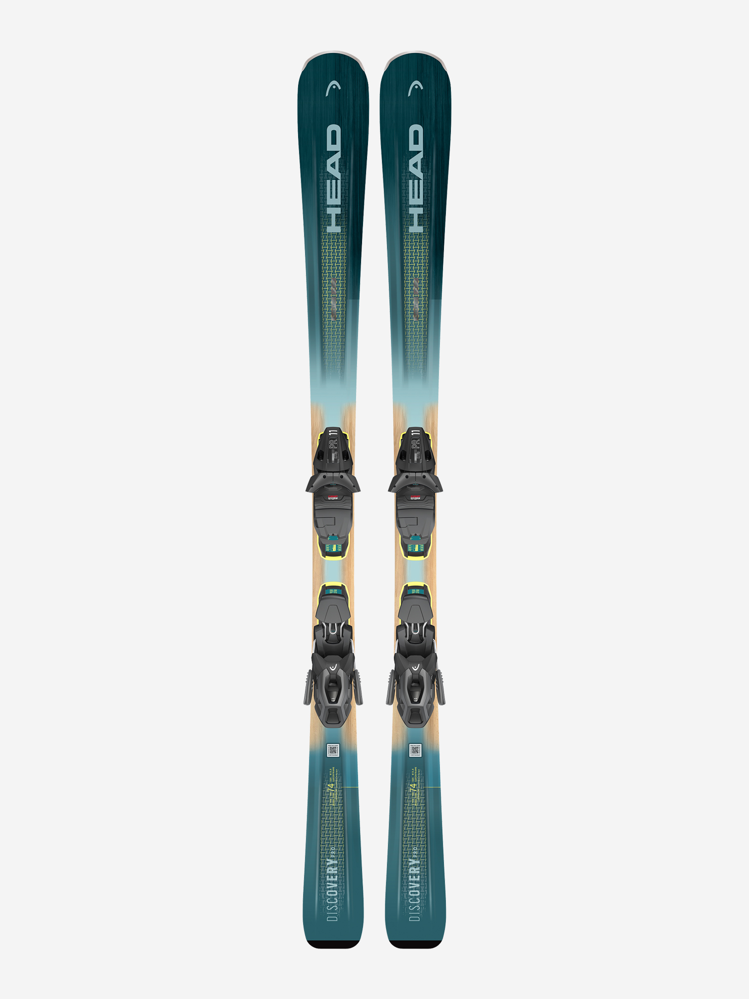 Горные лыжи Head Discovery 74 + крепления PR 11 GW Brake 85, Синий