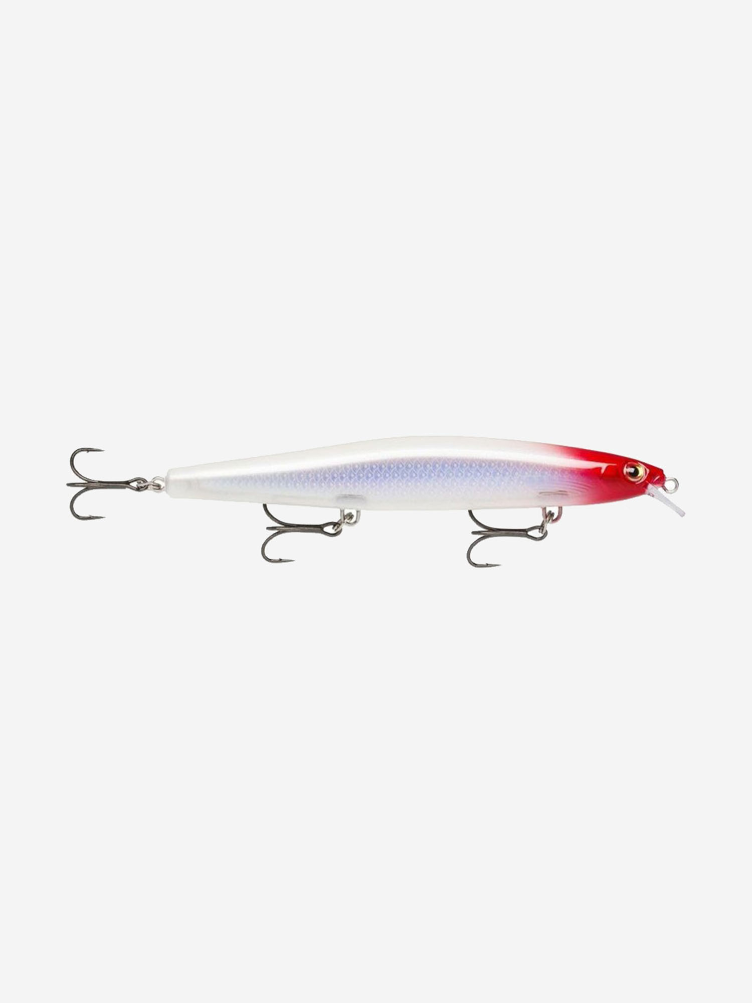 

Воблер для рыбалки RAPALA MaxRap Long Range Minnow 12, 12см, 20гр, цвет FRH, медленно тонущий, Серебряный