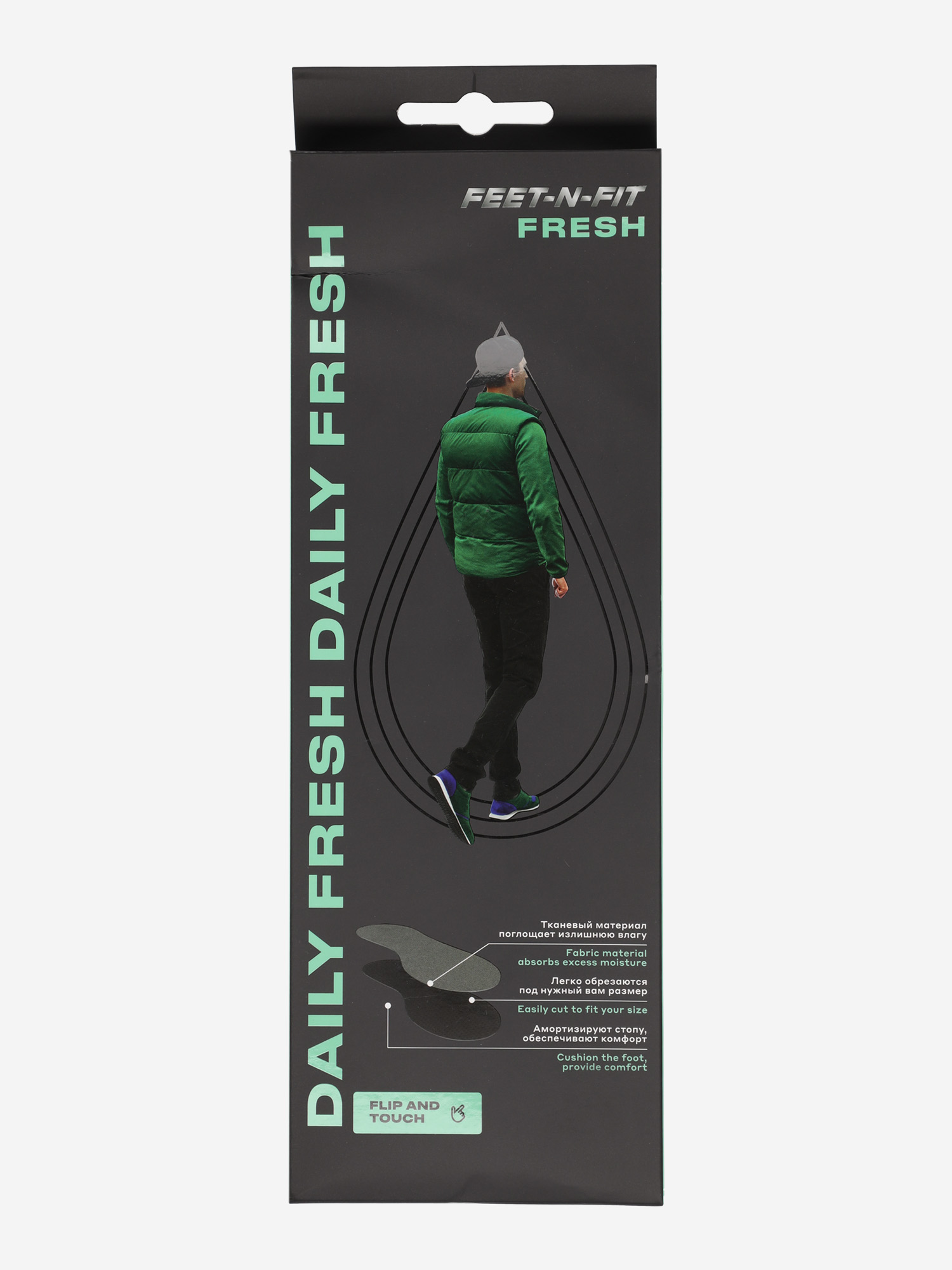 фото Стельки feet-n-fit daily fresh, мультицвет