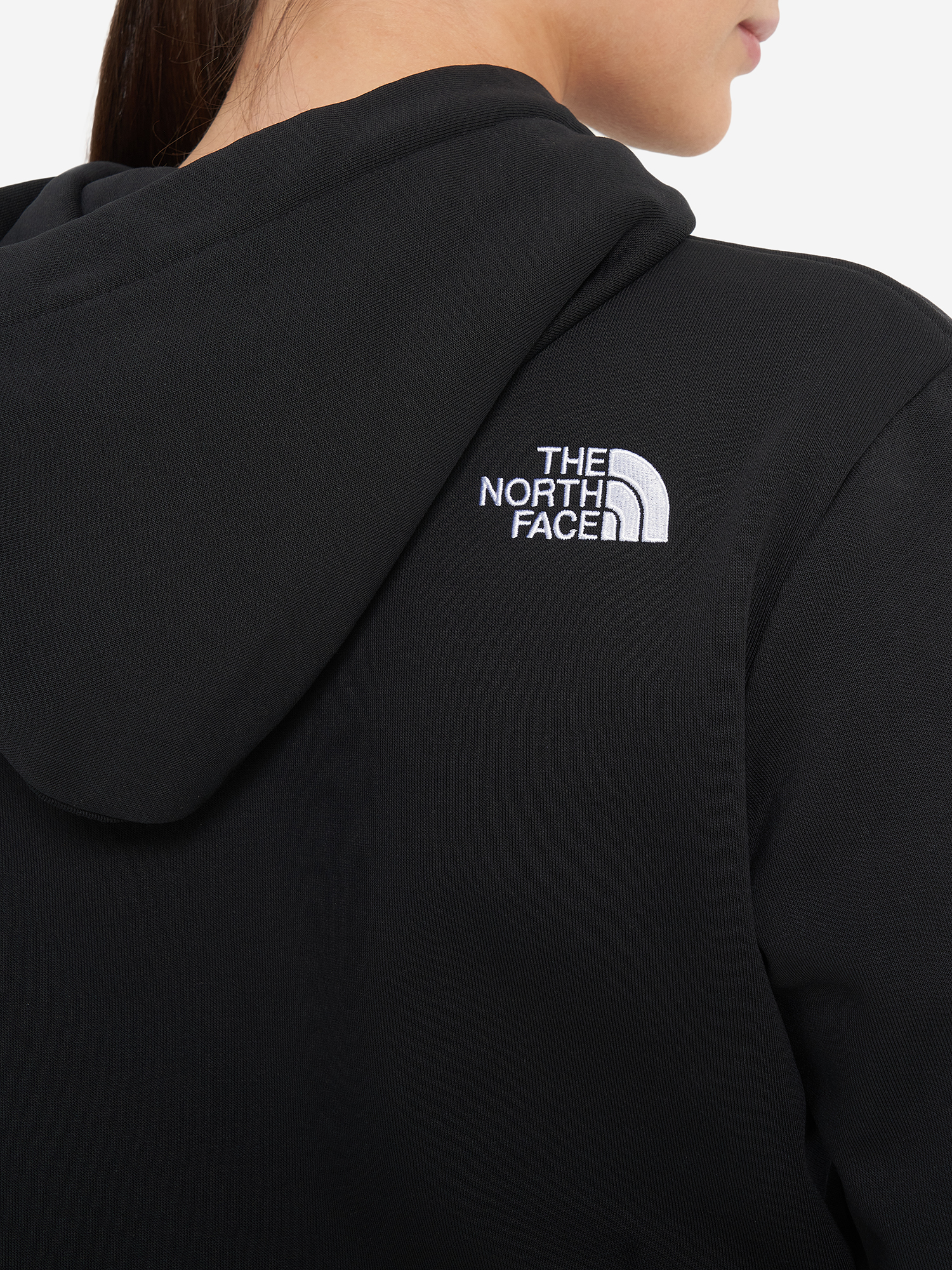фото Худи женское the north face drew peak, черный