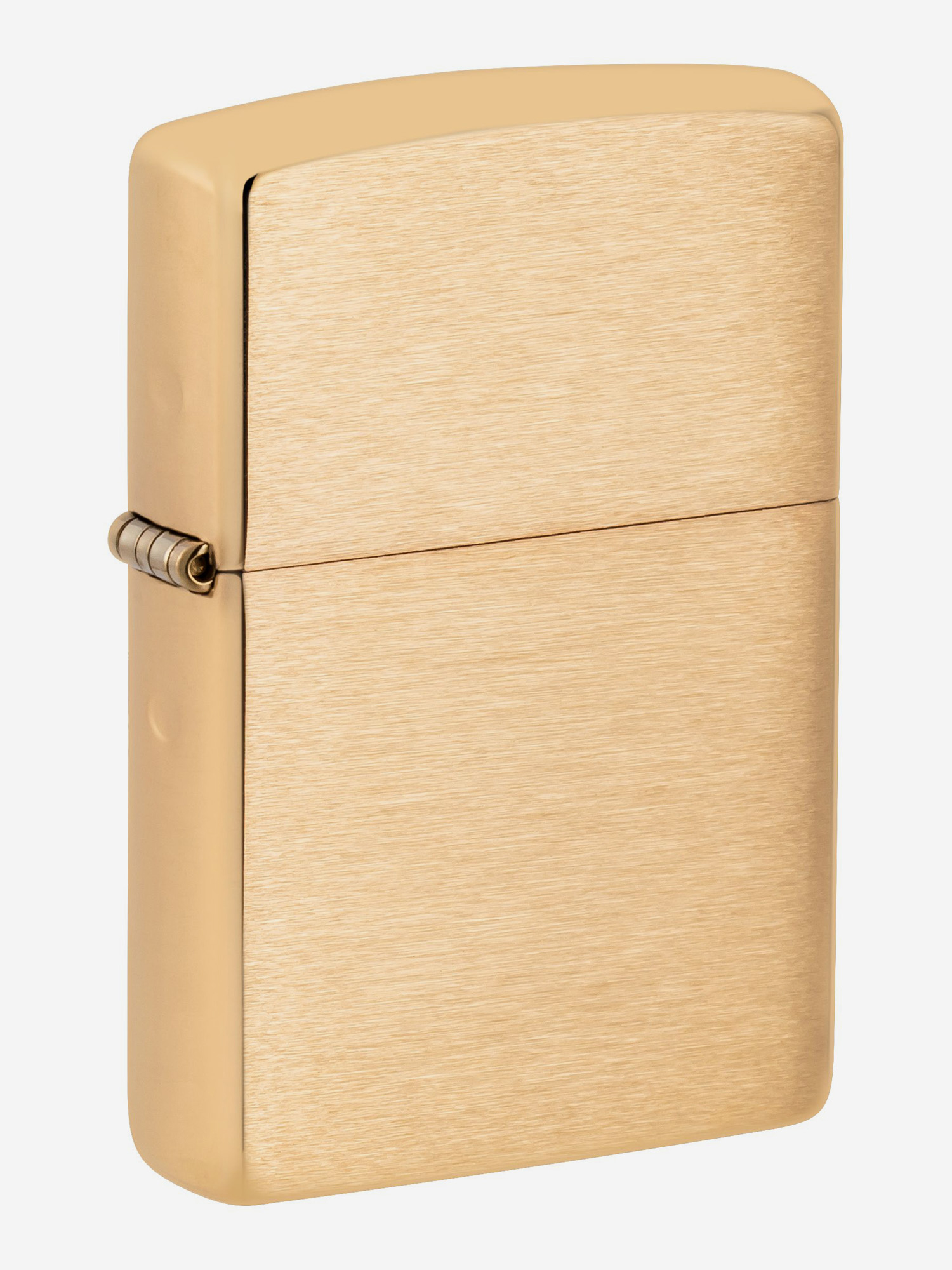 

Зажигалка бензиновая ZIPPO 168 Armor Brushed Brass, Золотой