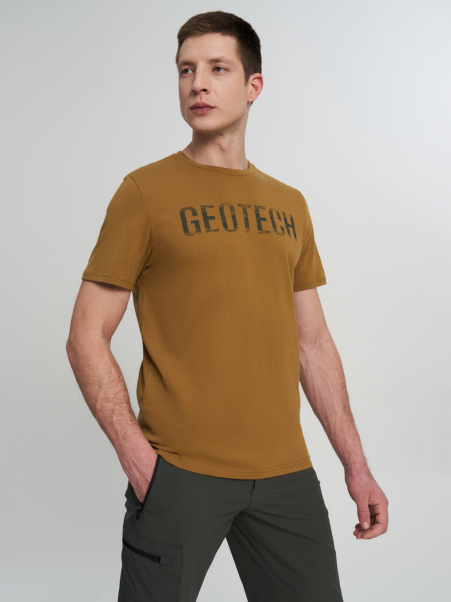 

Футболка мужская Geotech, Коричневый