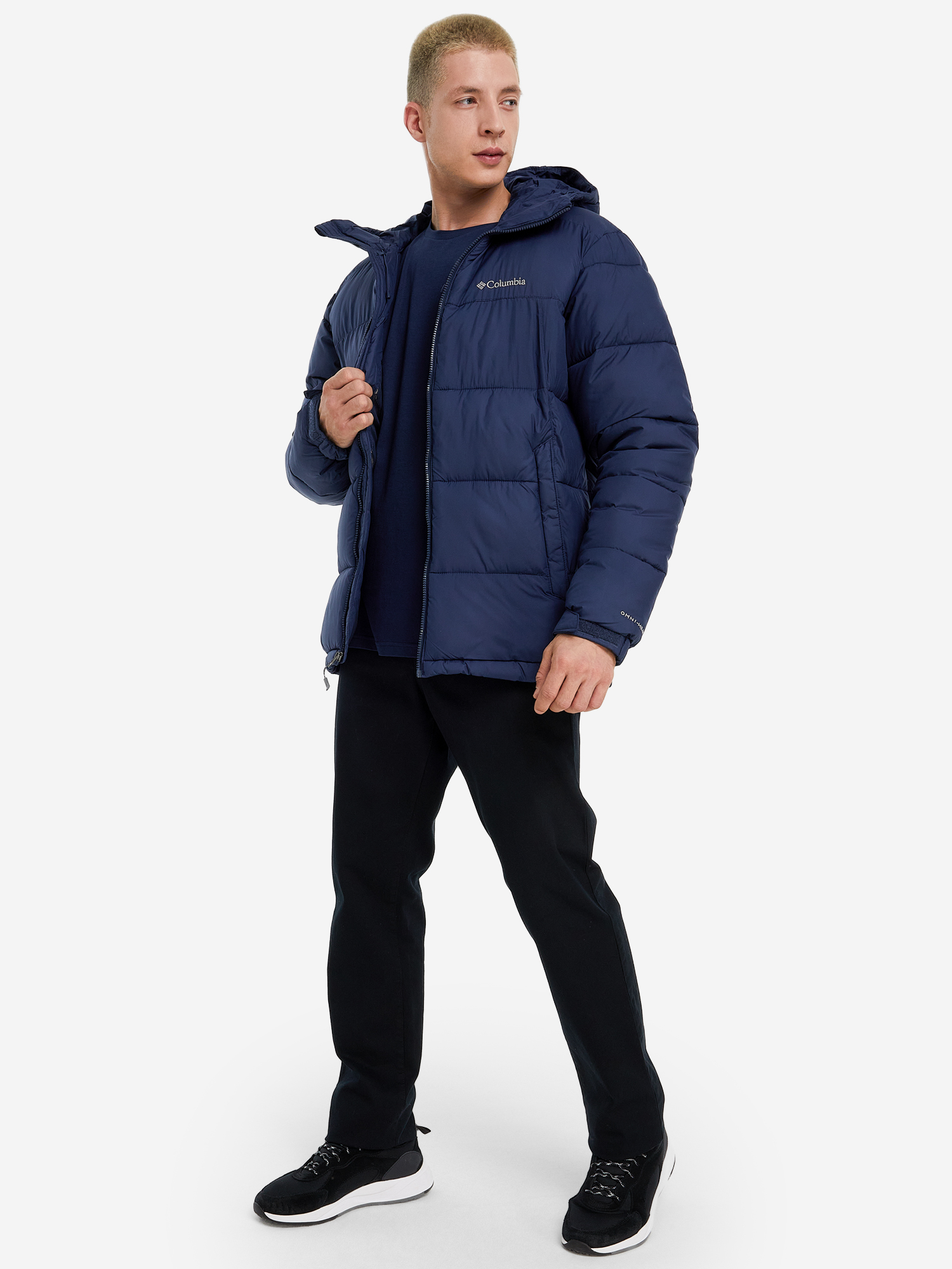 Куртка утепленная мужская Columbia Pike Lake Hooded Jacket, Синий 1738032CLB-464, размер RUS 50-52 - фото 3