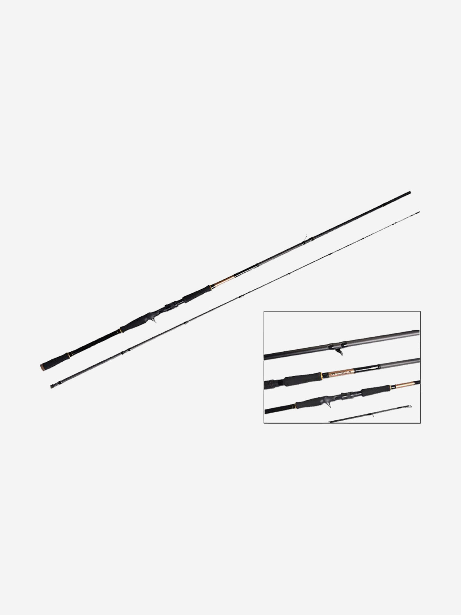

Удилище кастинговое Maximus ZIRCON-X BBC 26XXH 2,6m 70-200g, Черный
