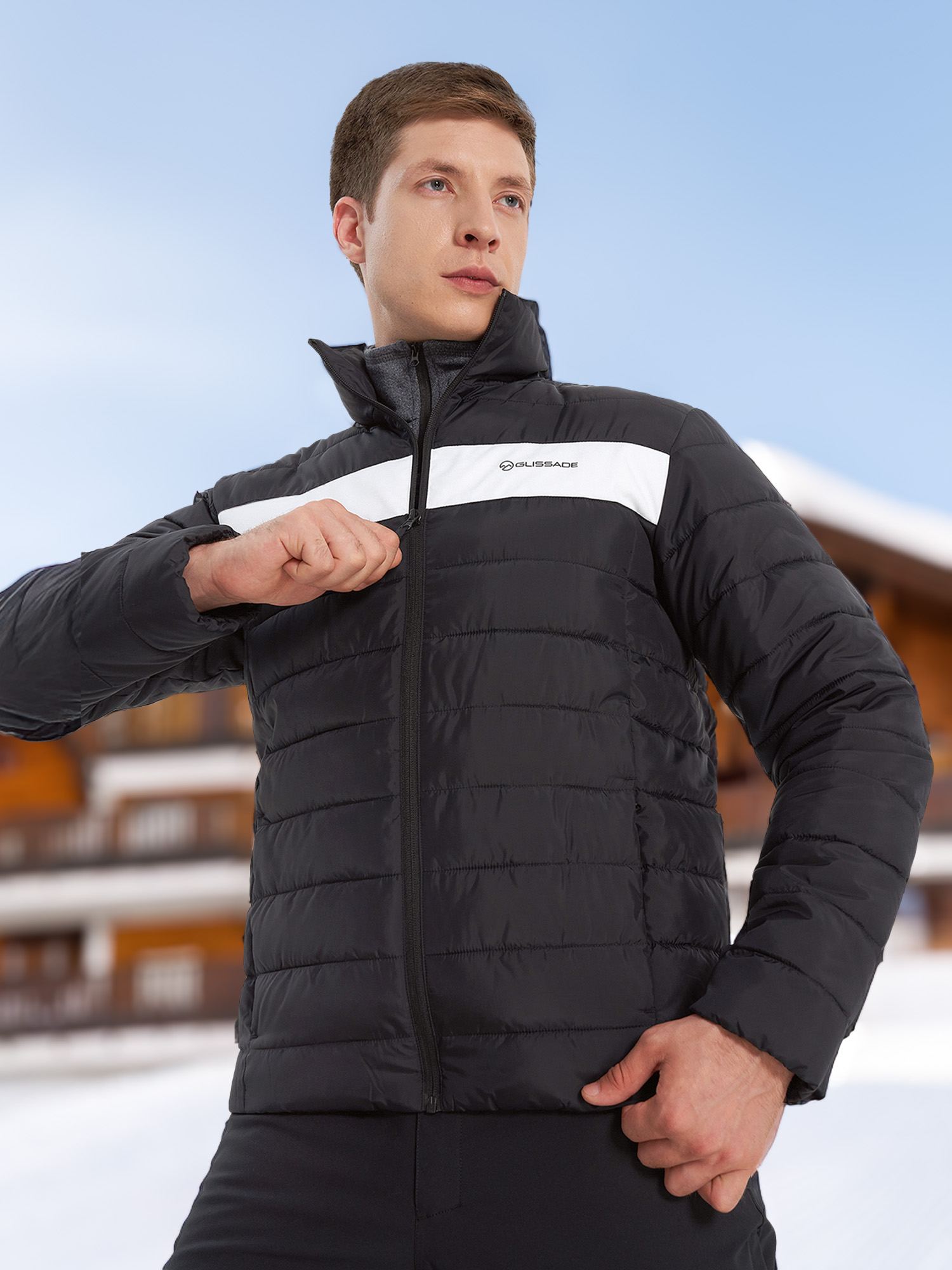

Пуховик мужской Glissade, Черный