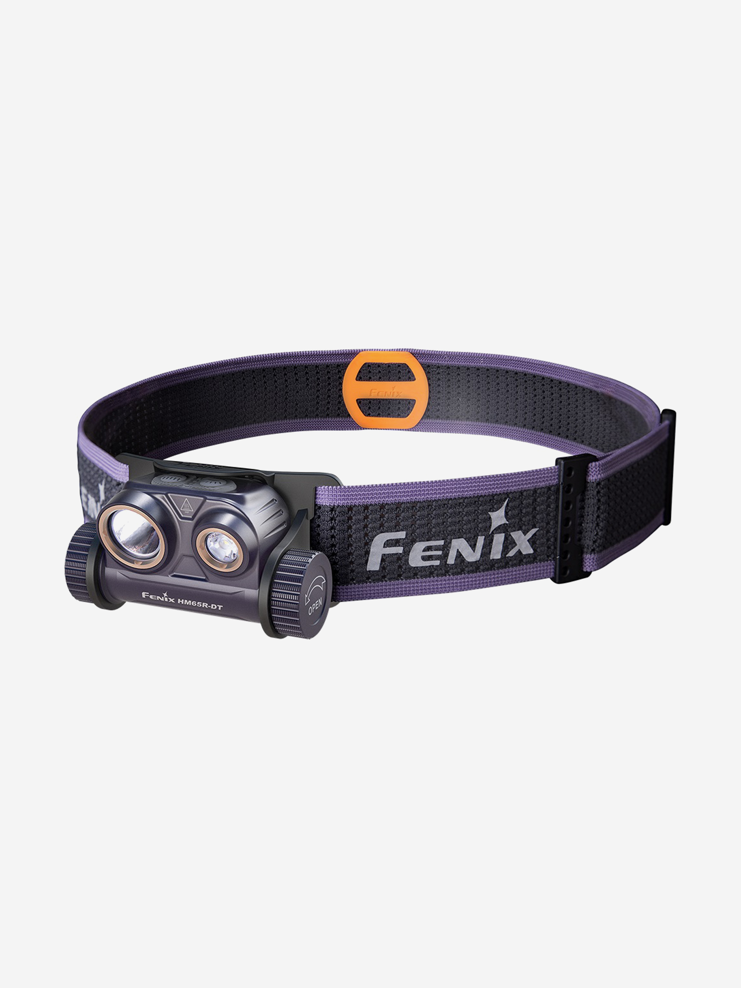 

Фонарь налобный Fenix HM65R-DT Dual LED, 1500 лм, Фиолетовый