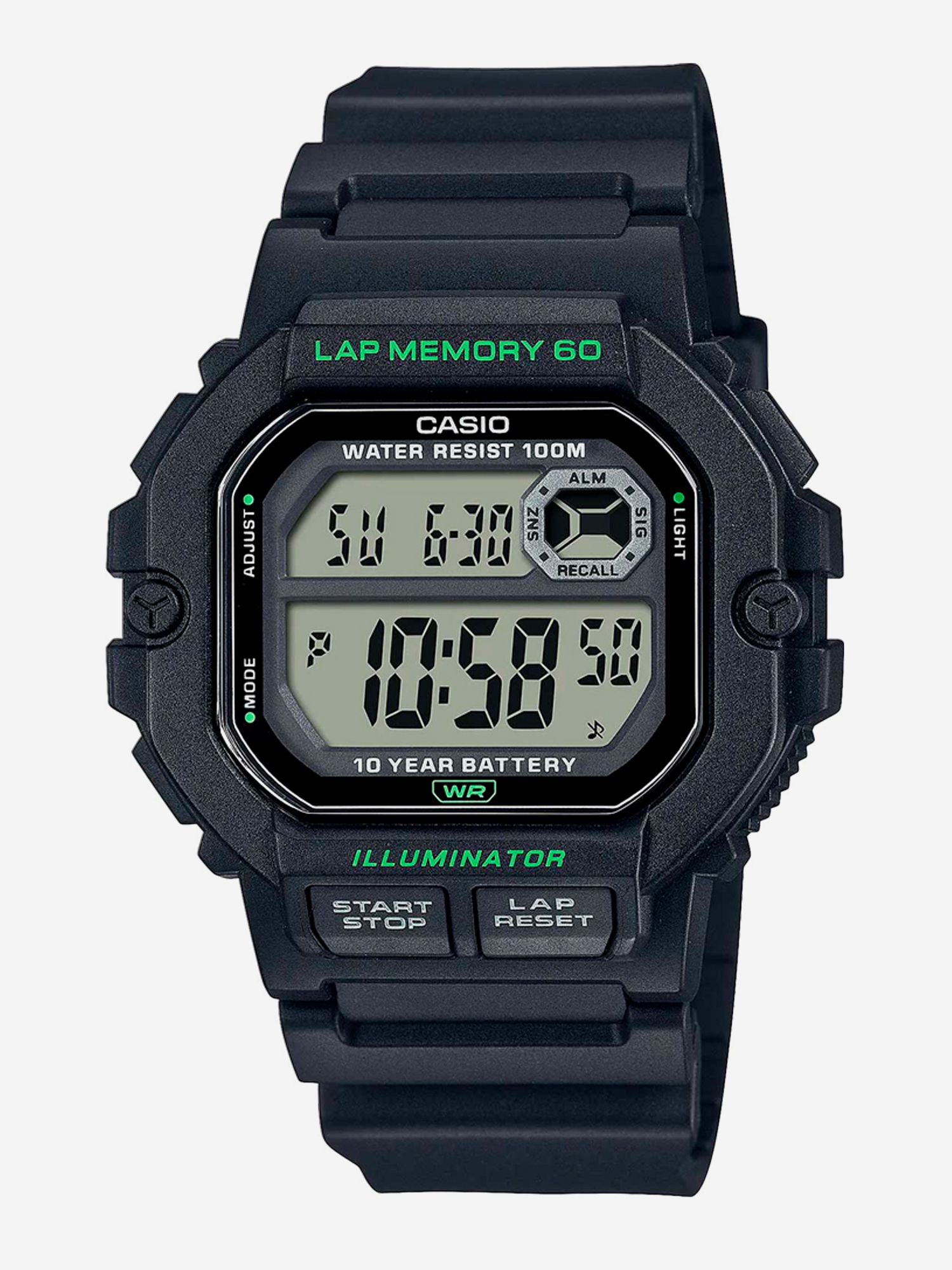 Изображение товара Спортивные часы CASIO WS-1400H-1A для плавания и фитнеса