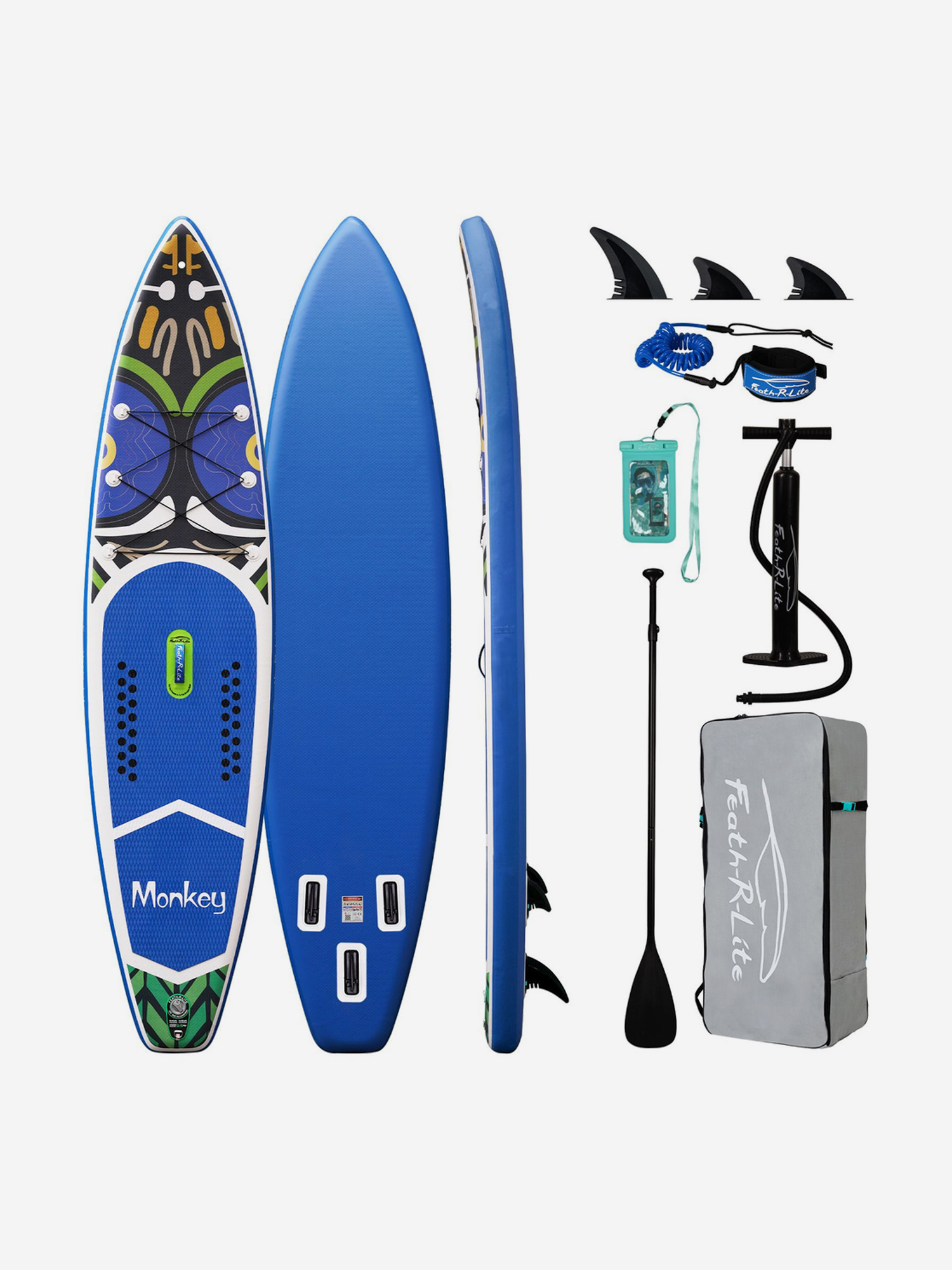 

Сапборд FunWater Feath-R-Lite Monkey 11'6, Синий