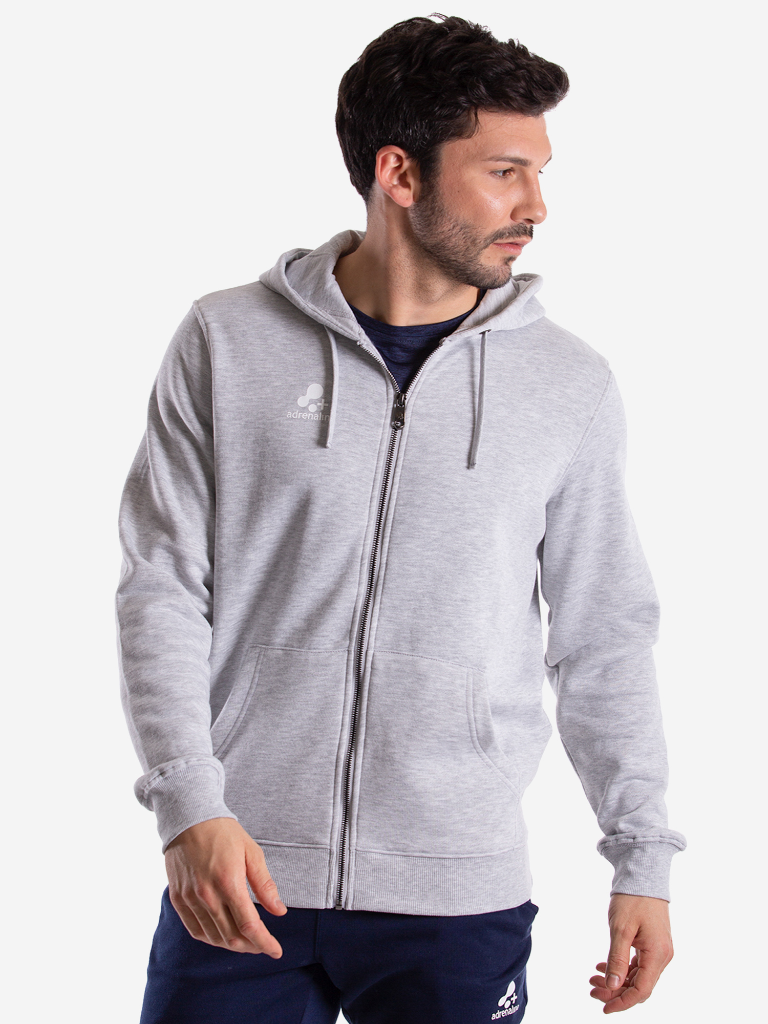 Изображение товара Толстовка мужская +adrenalina TIEMPO, Серый