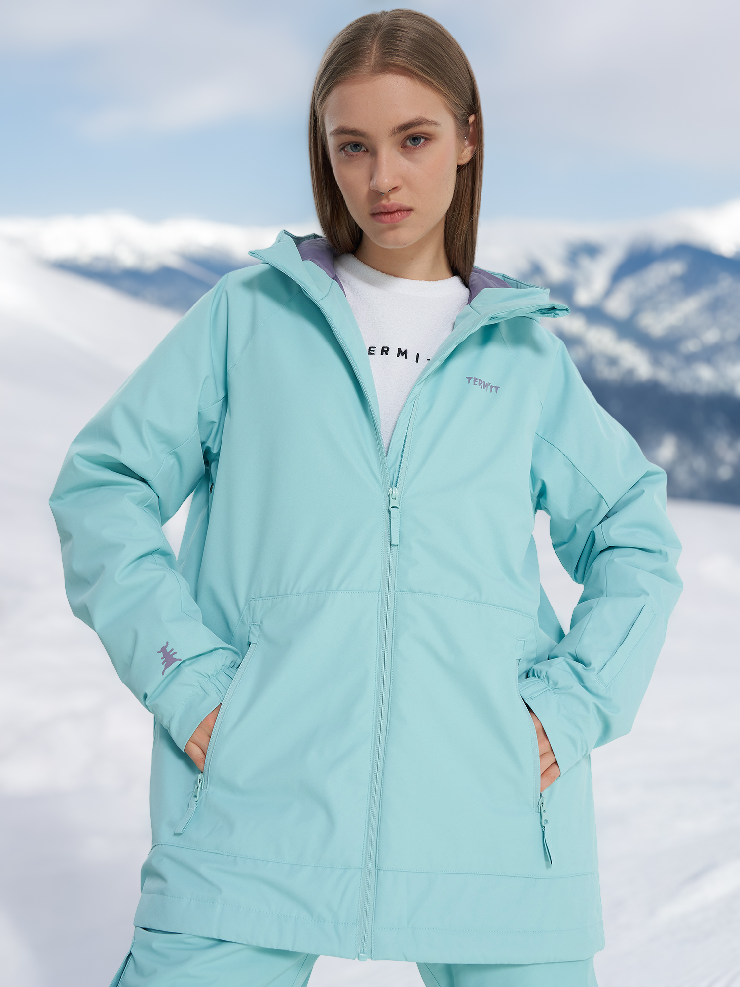 Куртка утепленная женская Termit, зеленый, арт. 23597