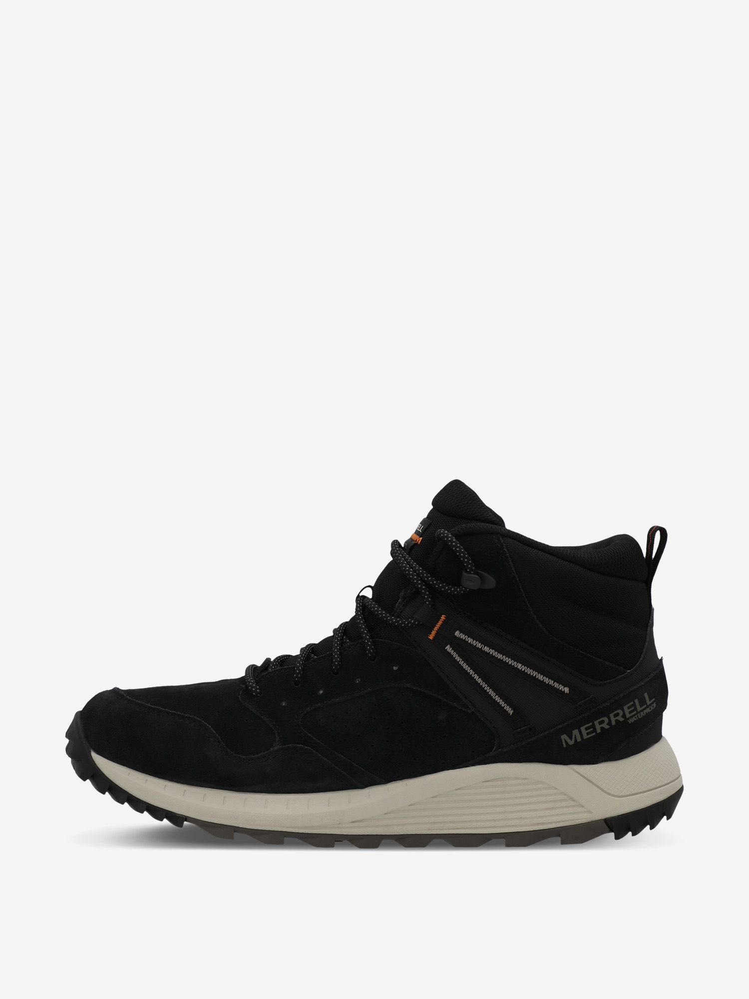 

Ботинки утепленные мужские Merrell Wildwood Sneaker Boot Mid WP, Черный