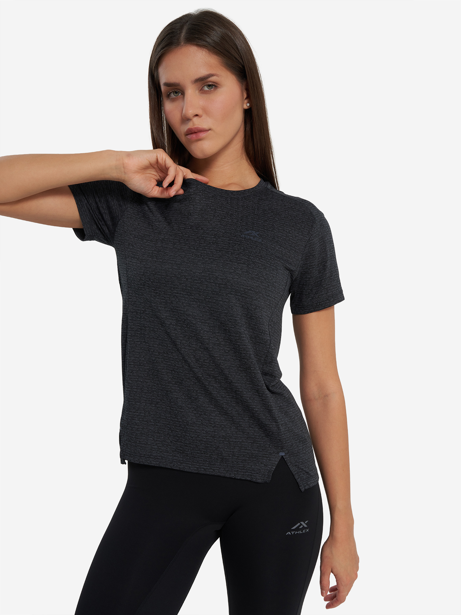 Футболка женская Athlex, черный, арт. 34588