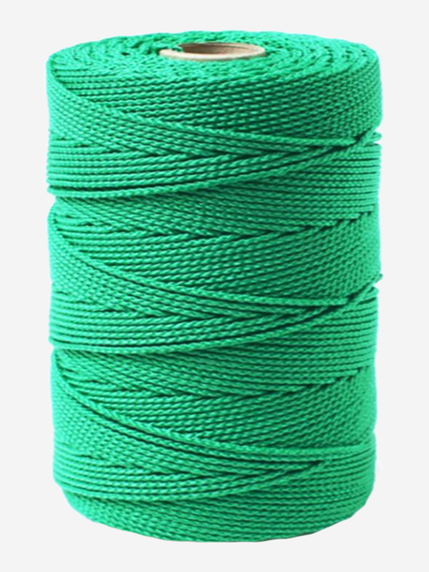 Шнур плетеный Петроканат СТАНДАРТ 1,5 мм (500 м) зеленый, евробобина, Зеленый