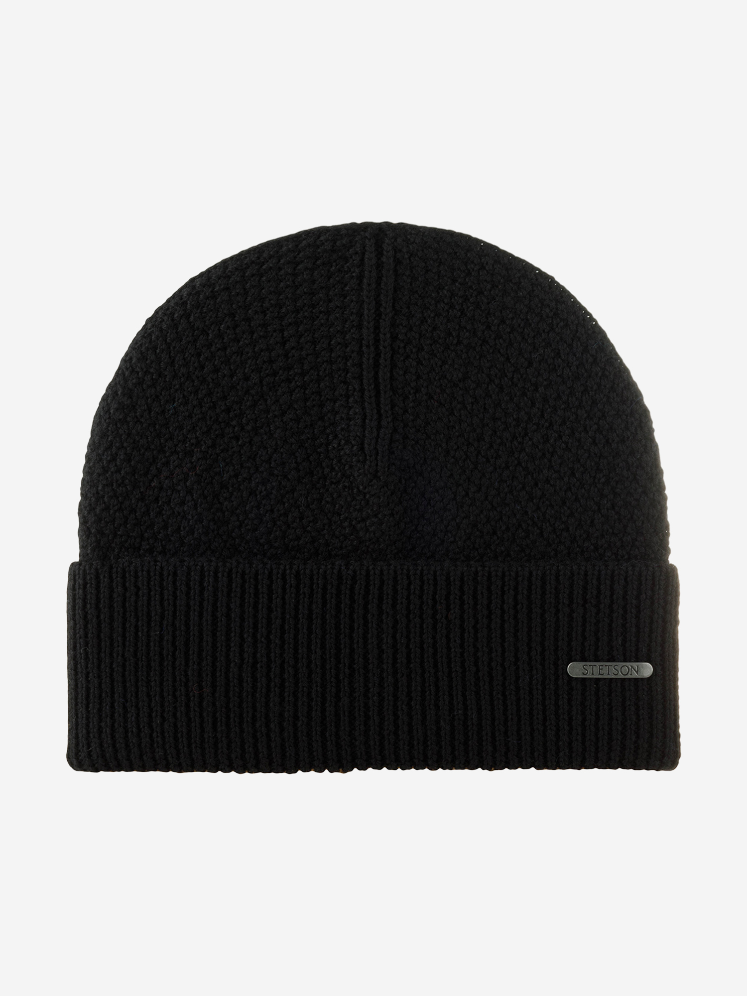 Изображение товара Шапка с отворотом STETSON 8599396 BEANIE MERINO WOOL, Черный