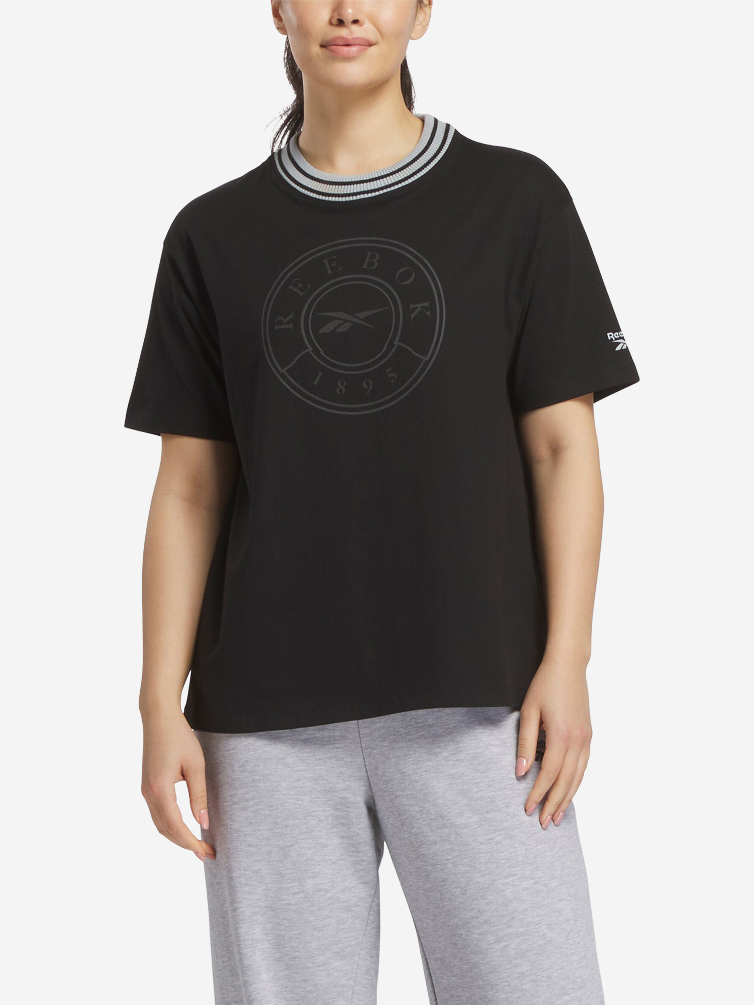 Футболка женская Reebok Lawn Club, черный, арт. 100253939R00