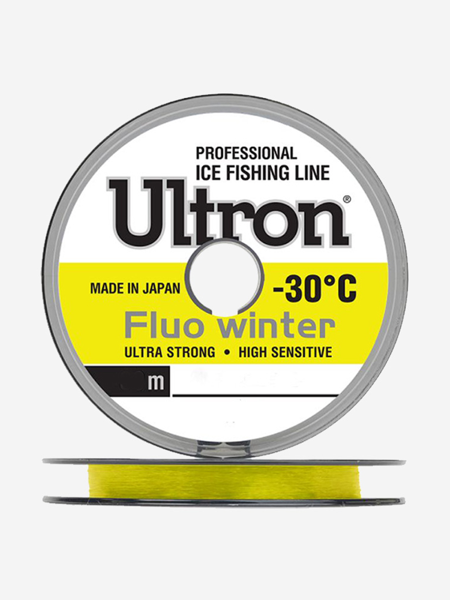 

Монофильная леска для рыбалки ULTRON Fluo Winter 0,18 мм, 4,0 кг, 50 м, флуоресцентная, 1 штука, Желтый