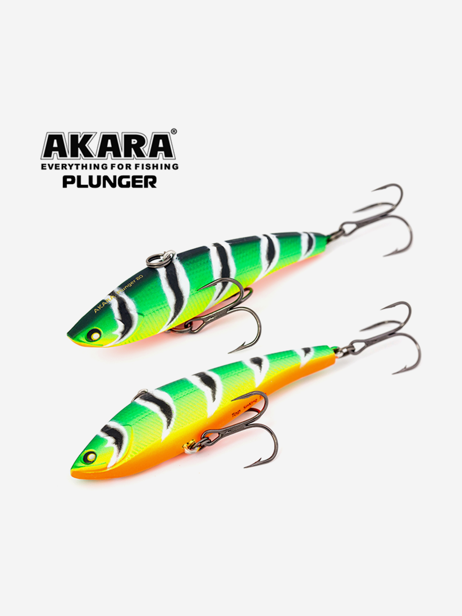 Изображение товара Воблер Akara Plunger 80мм 16г для щуки и судака, зимний