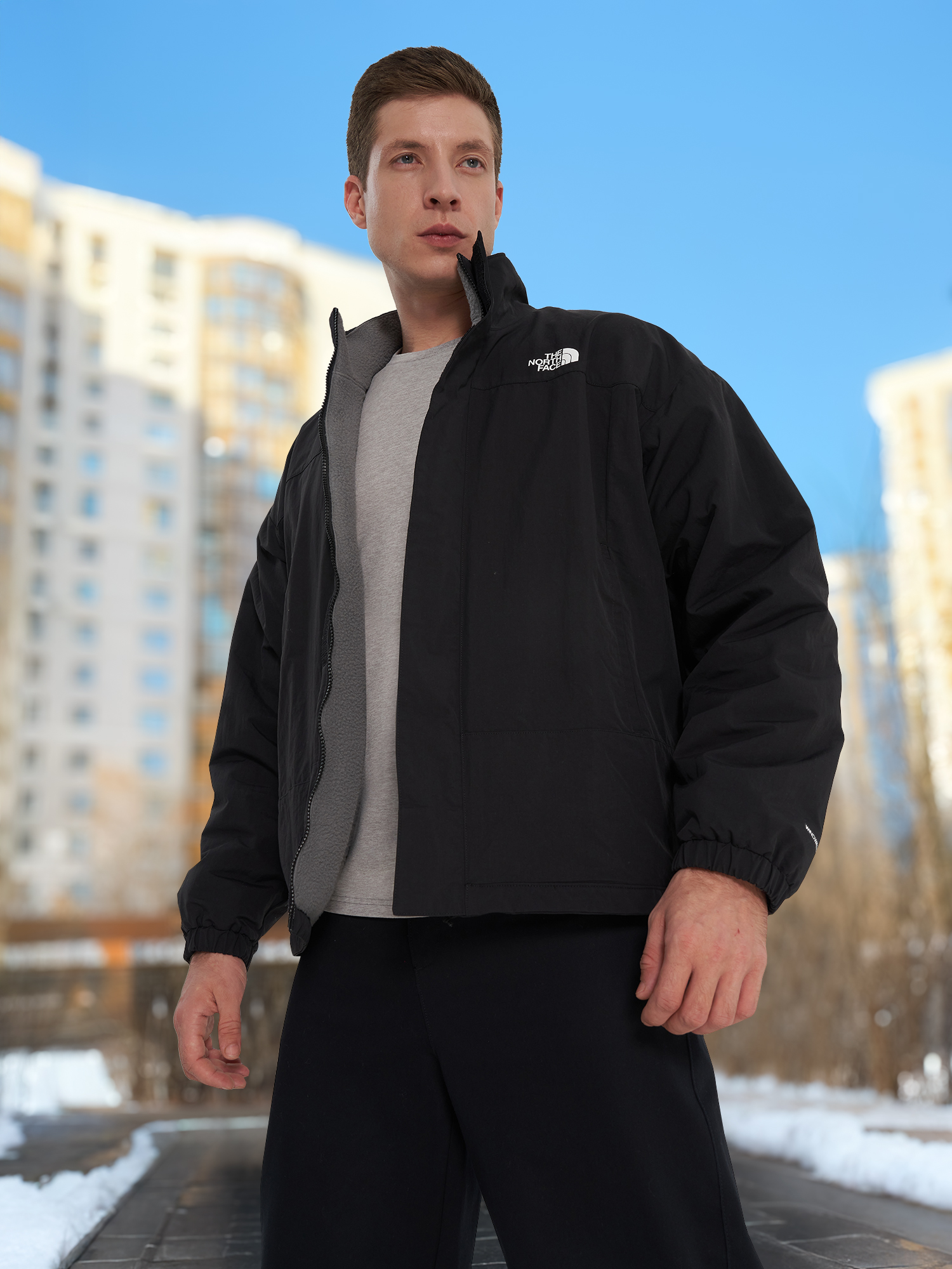 Куртка The North Face Yumiori, серый, арт. nf0a89gtwoo1t1k-